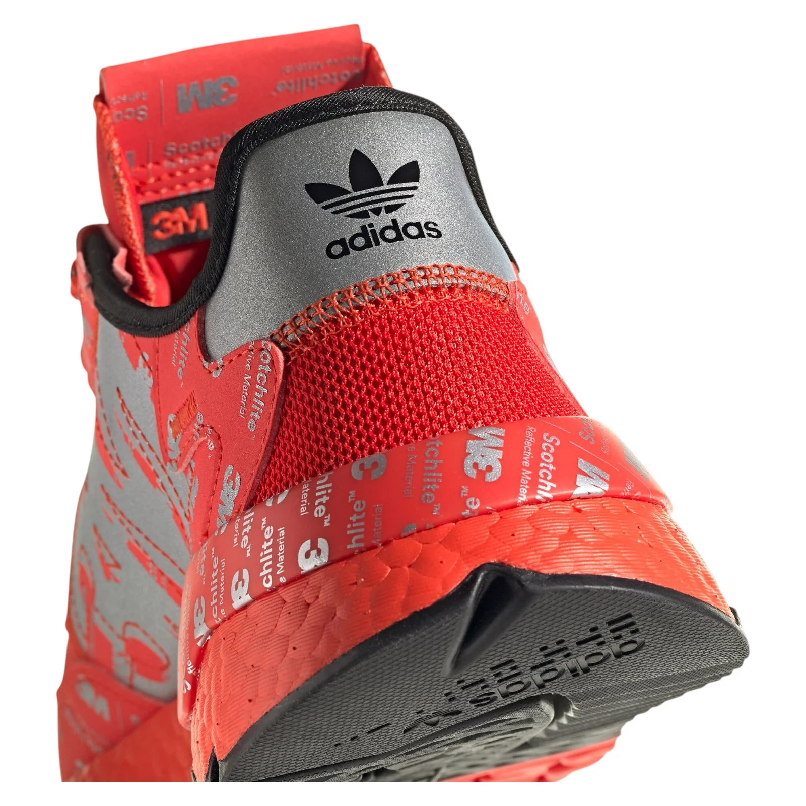 adidas Originals x 3M Nite Jogger Trainers - Hi Res Red - Image 12