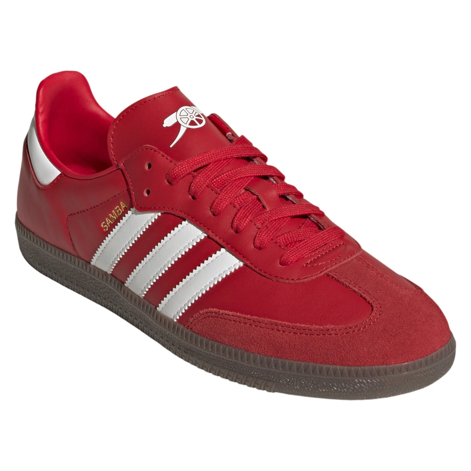 adidas Originals x Arsenal FC Samba Team Shoes - Red / White - Image 2