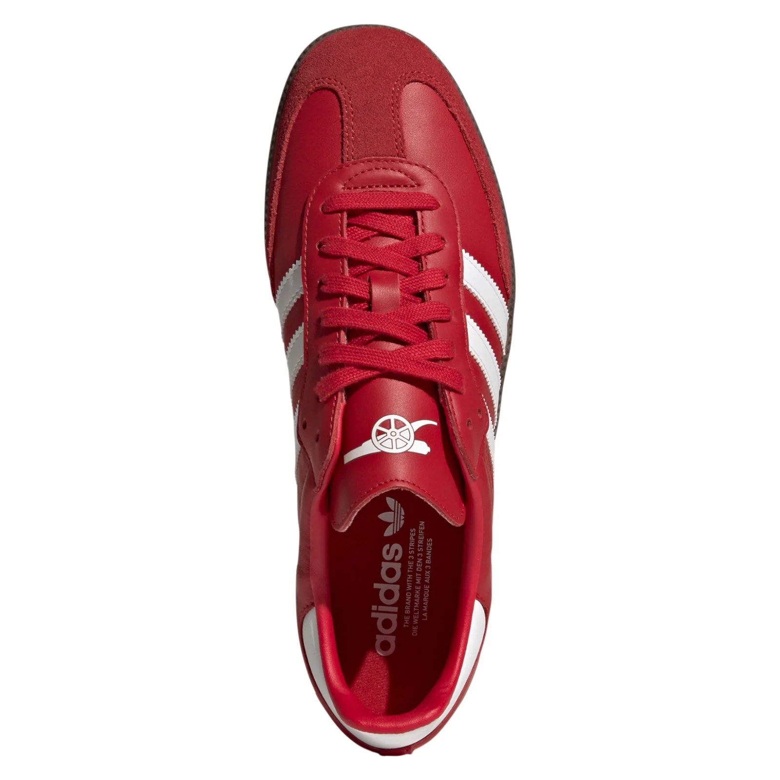 adidas Originals x Arsenal FC Samba Team Shoes - Red / White - Image 5