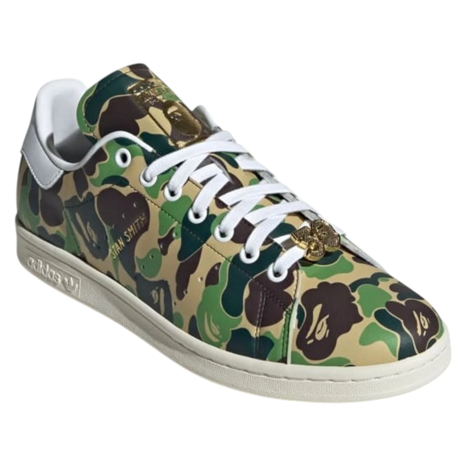 adidas Originals x Bape Stan Smith ABC Shoes - Camo / Green - Image 2