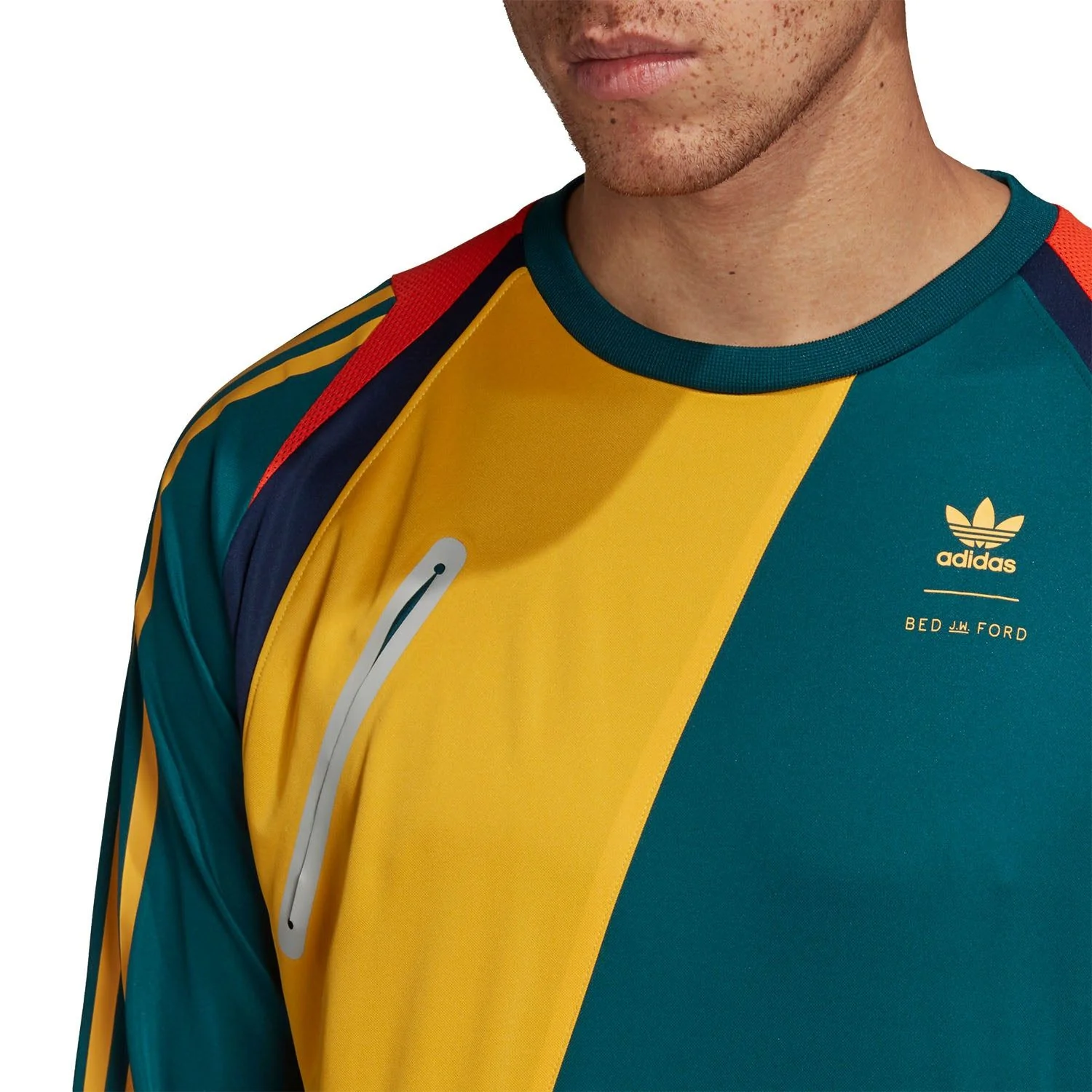 adidas Originals x Bed J.W. Ford Game Jersey - Green - Image 3