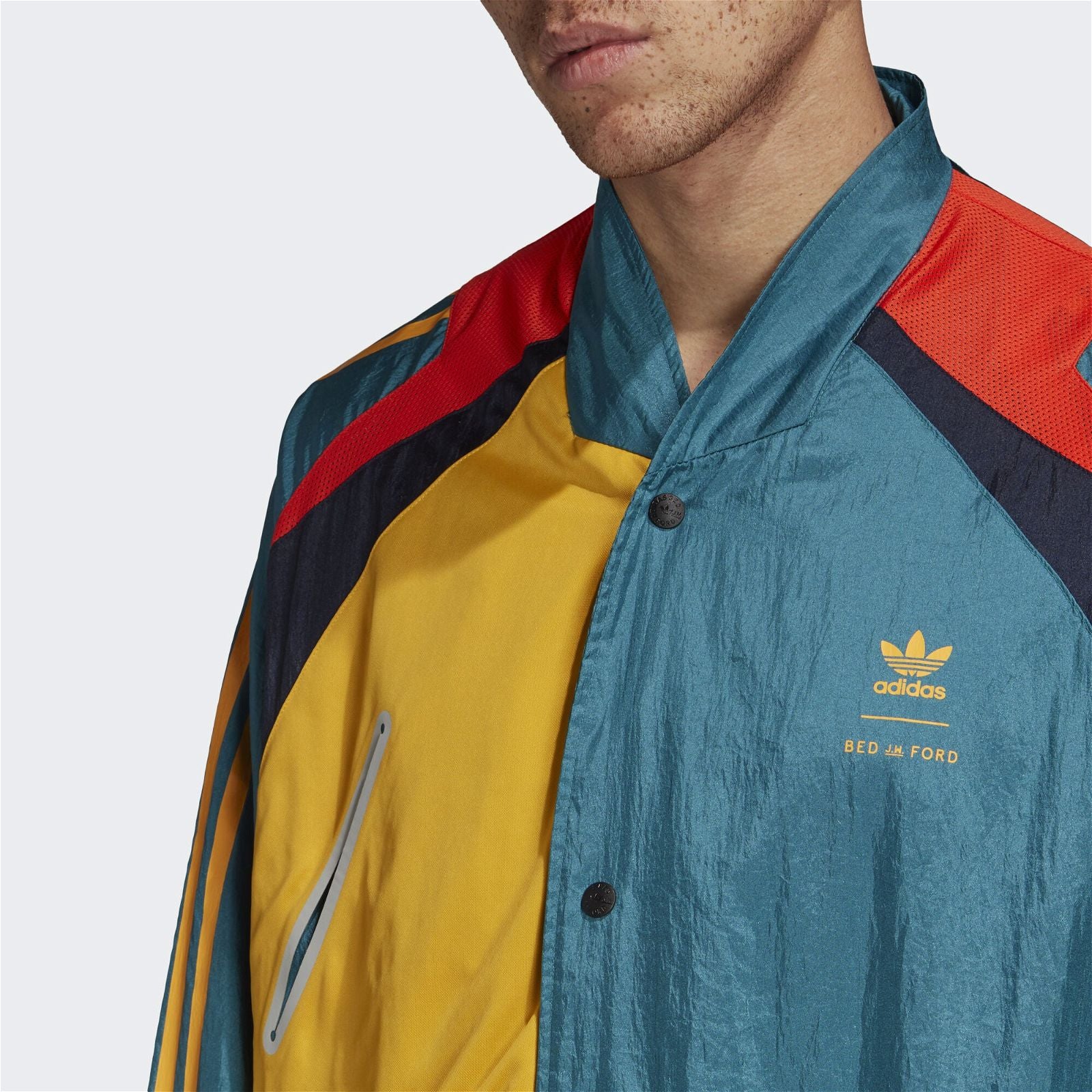 adidas Originals X Bed J.W. Ford Long Coat - Green - Image 4