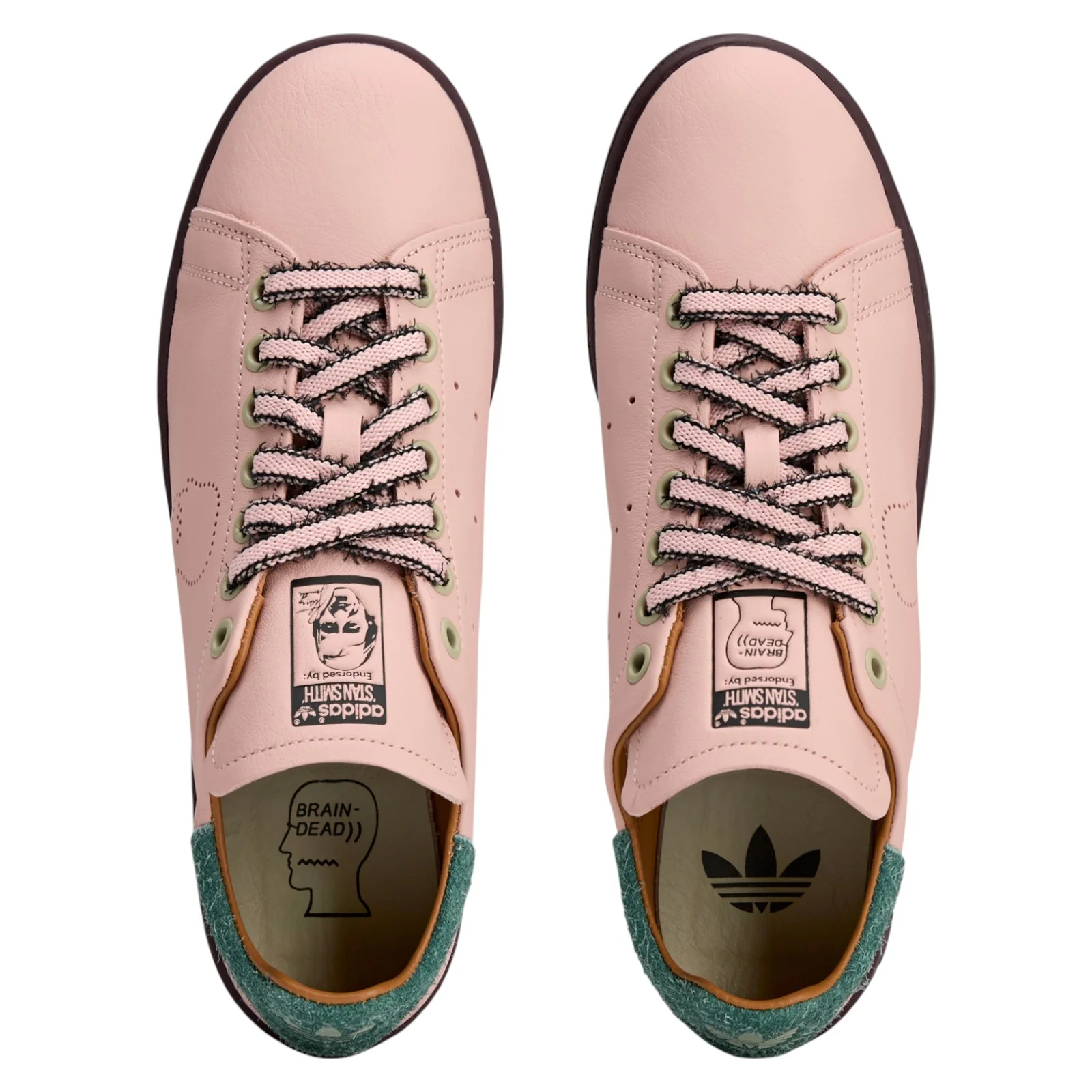 adidas Originals x Brain Dead Stan Smith Trainers - Pink - Image 3