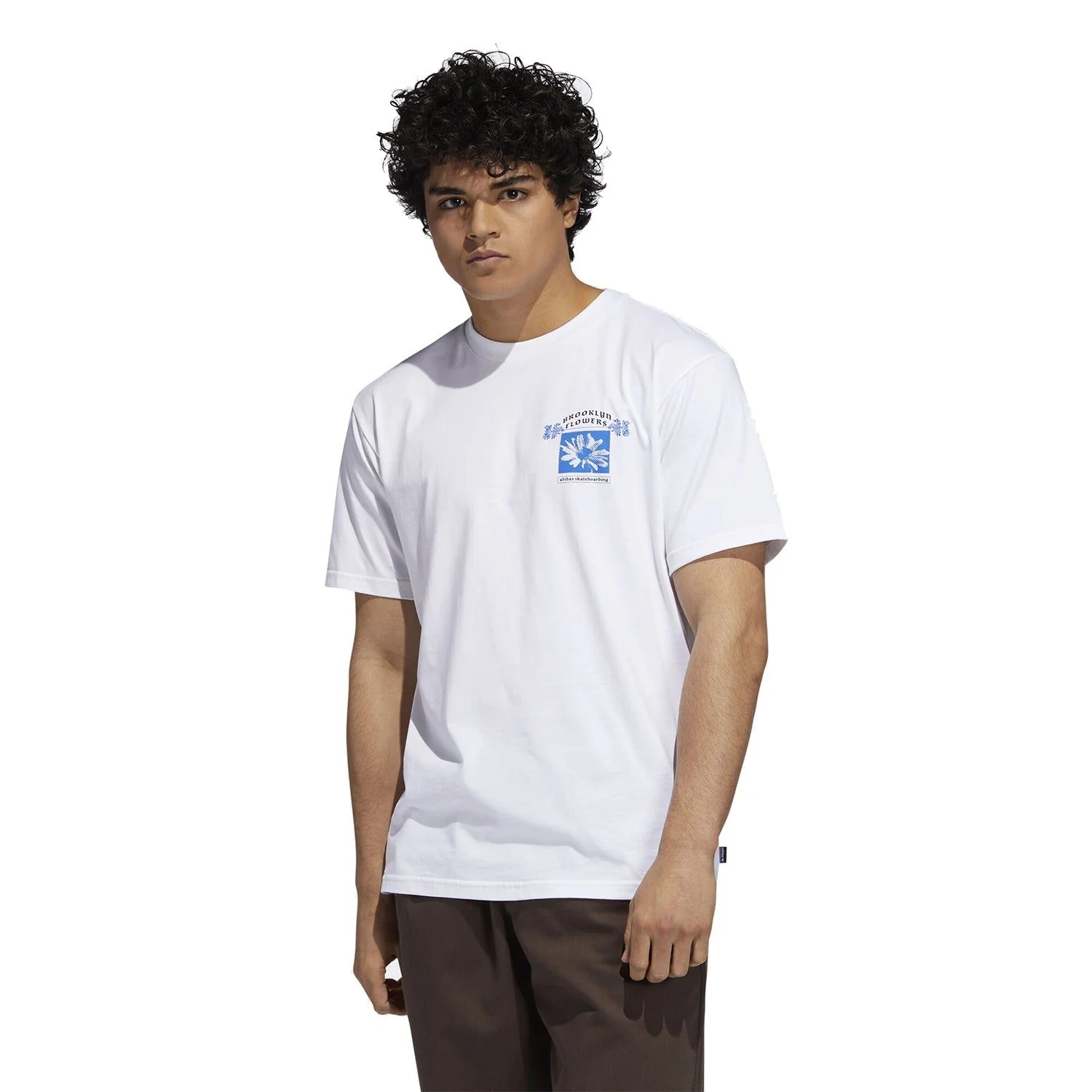 adidas Originals x Brooklyn Flowers Tee - White - Image 4