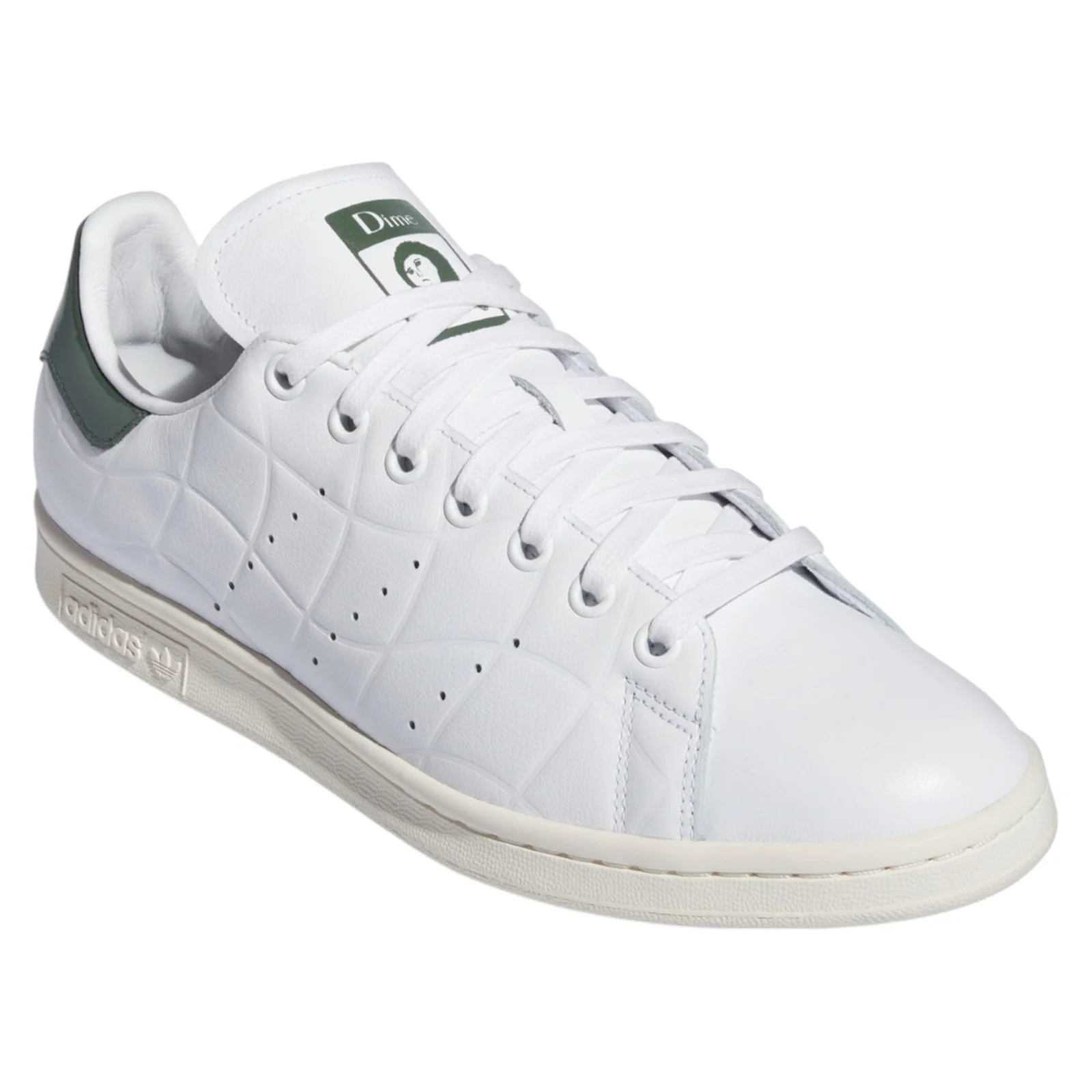 adidas Originals x Dime Stan Smith Shoes - White / Green - Image 2