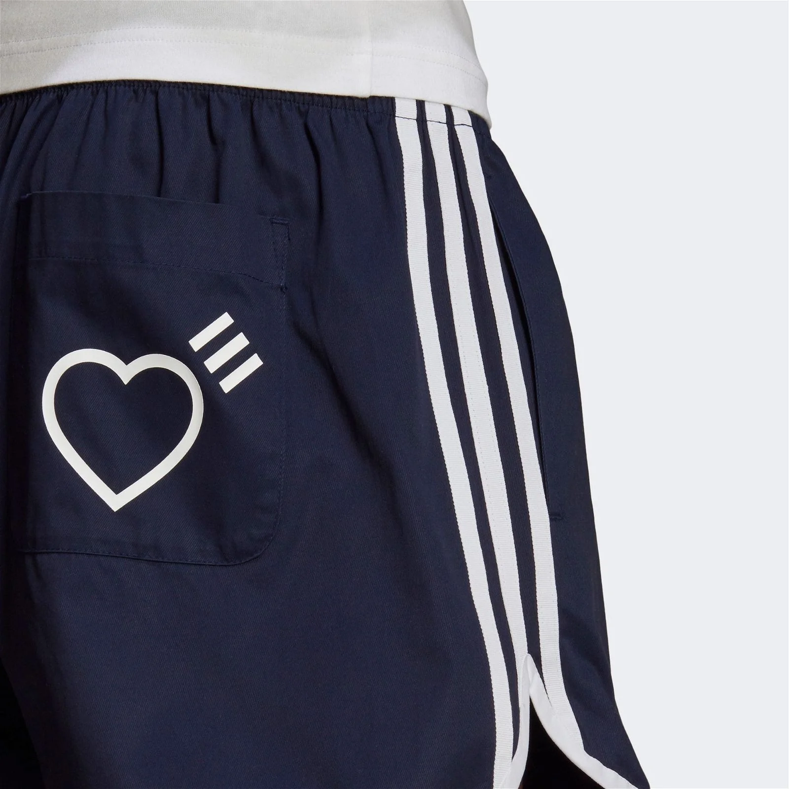 adidas Originals x Human Made Run Shorts - Navy - Image 6