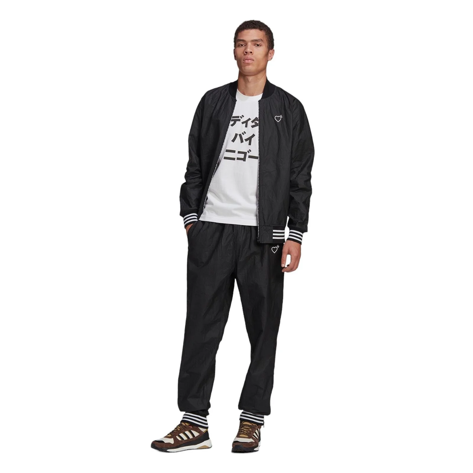 adidas Originals x Human Made TYVEK Track Pants - Black - Image 4
