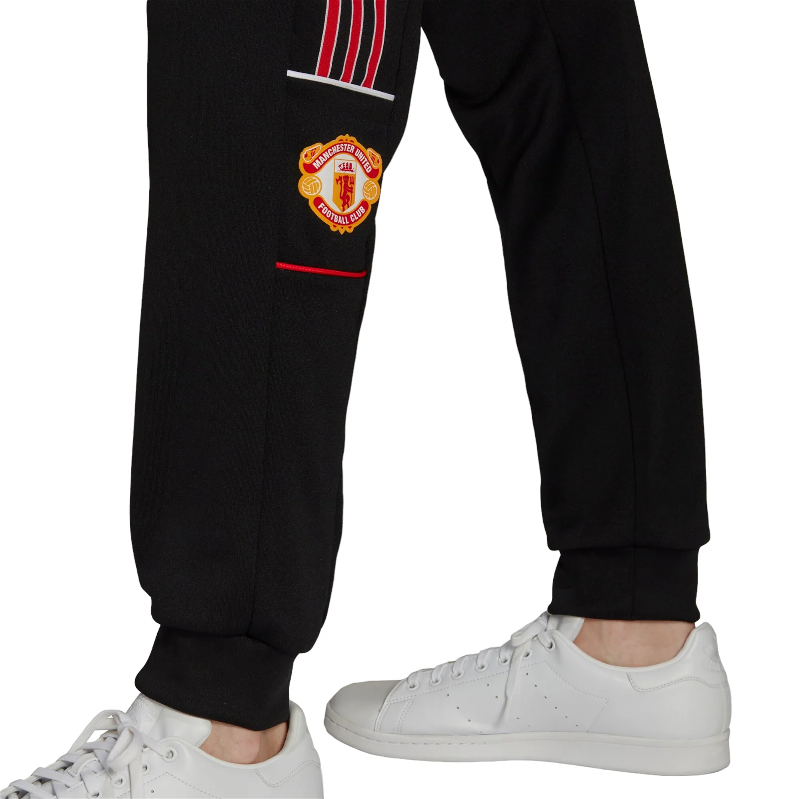 adidas Originals x Manchester United Retro 90s Track Pant - Black - Image 2