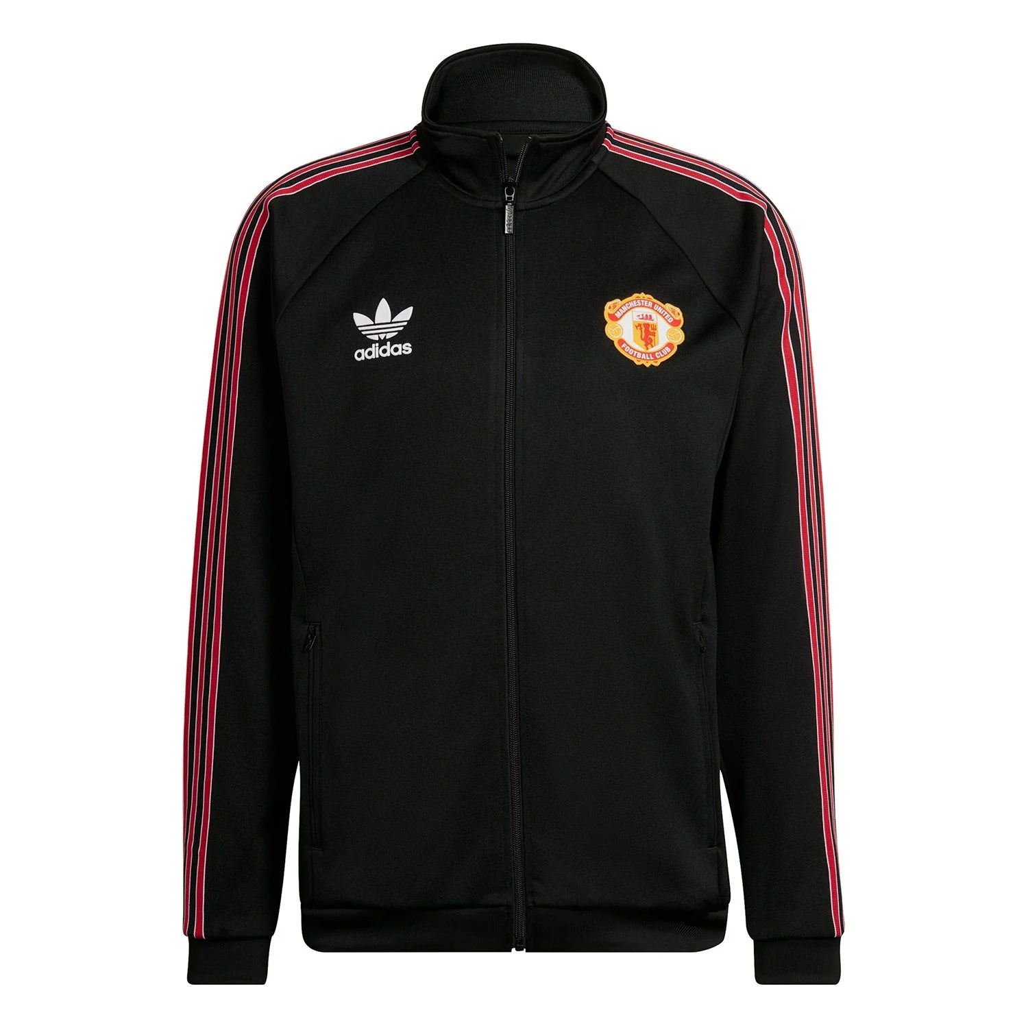 adidas Originals x Manchester United Retro 90s Track Top - Black