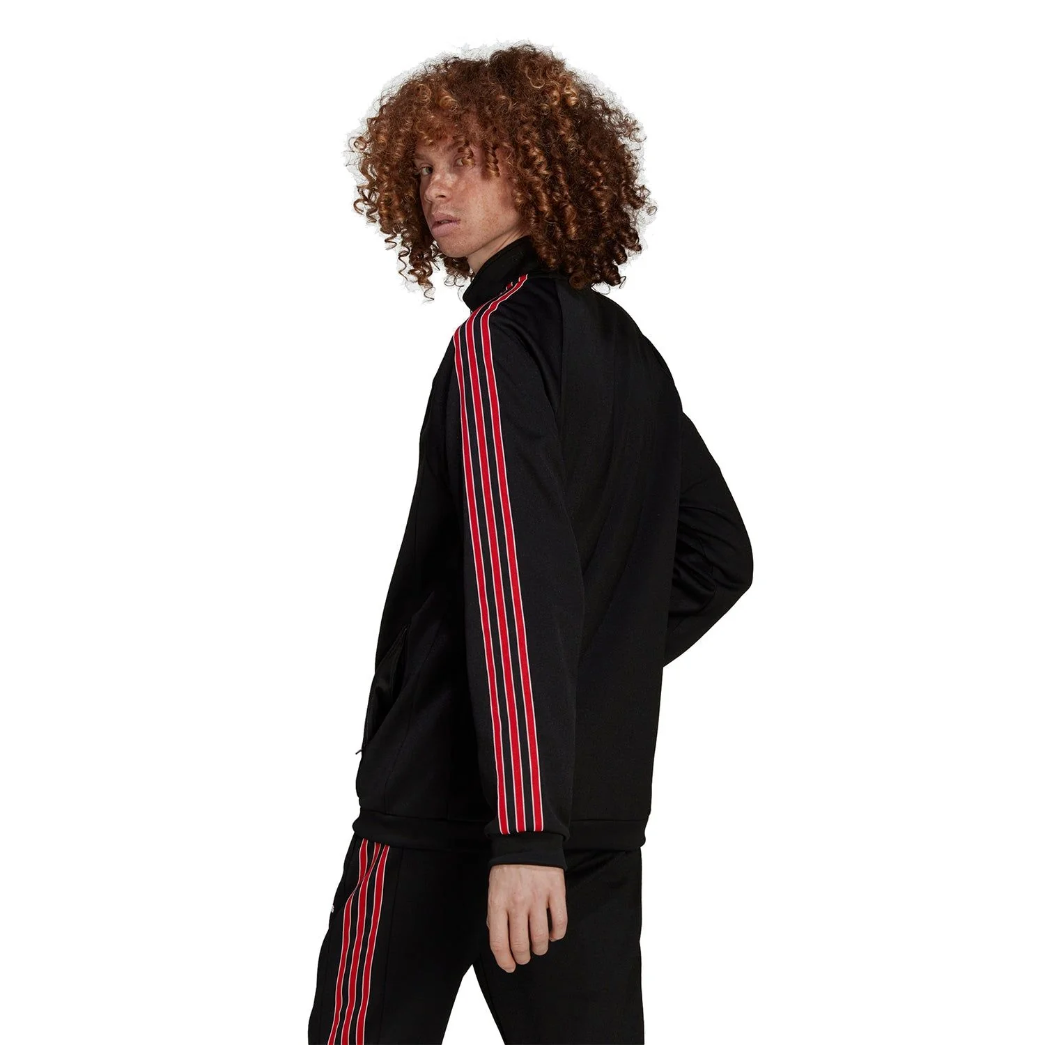 adidas Originals x Manchester United Retro 90s Track Top - Black - Image 5