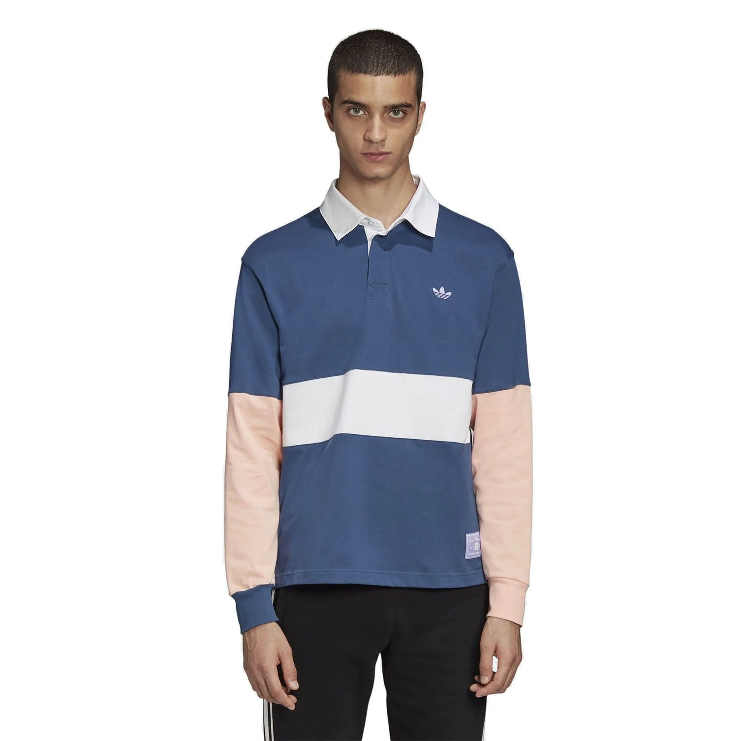 adidas Originals x Nora Polo Shirt - Blue - Image 3