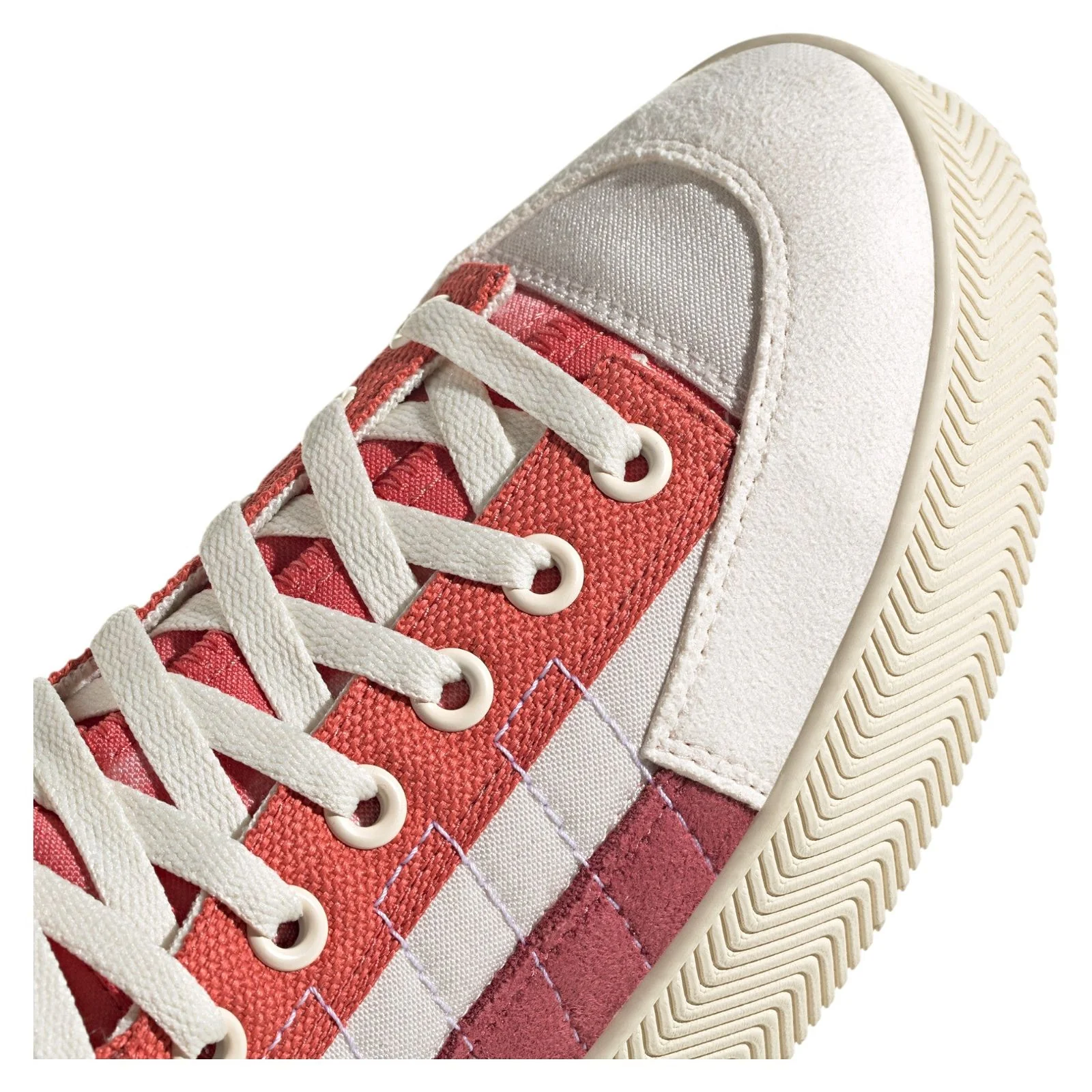 adidas Originals x Parley Nizza Hi Trainers - Chalk White Red - Image 4