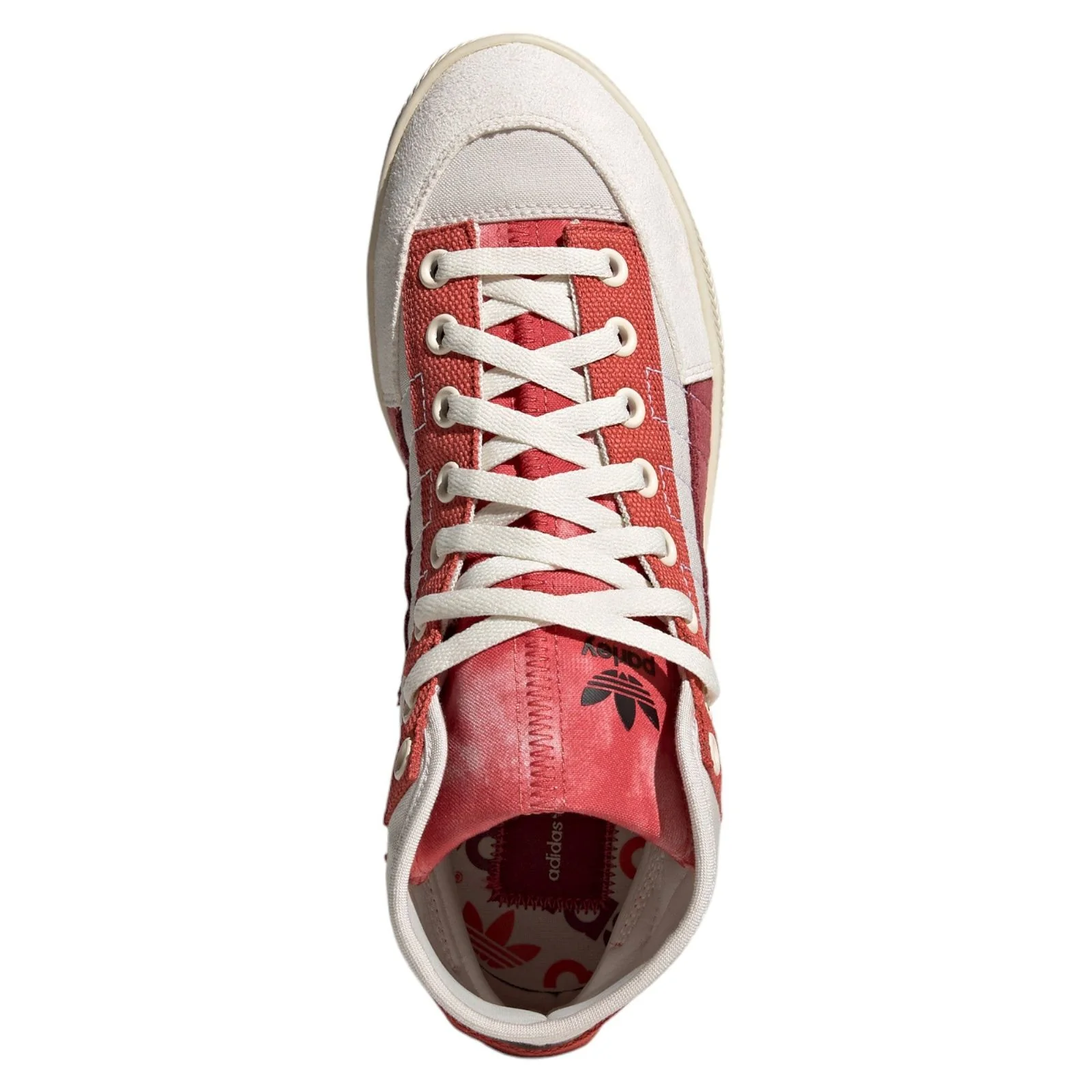 adidas Originals x Parley Nizza Hi Trainers - Chalk White Red - Image 6