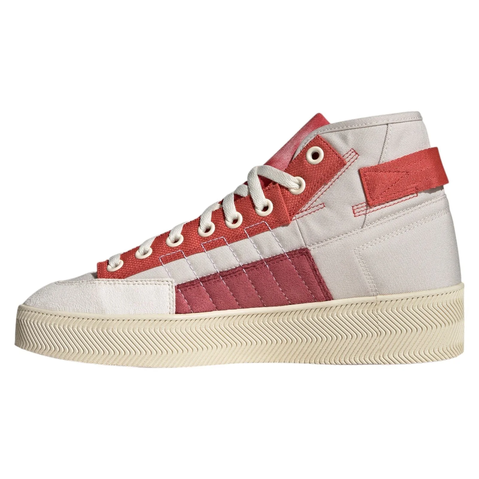 adidas Originals x Parley Nizza Hi Trainers - Chalk White Red - Image 8