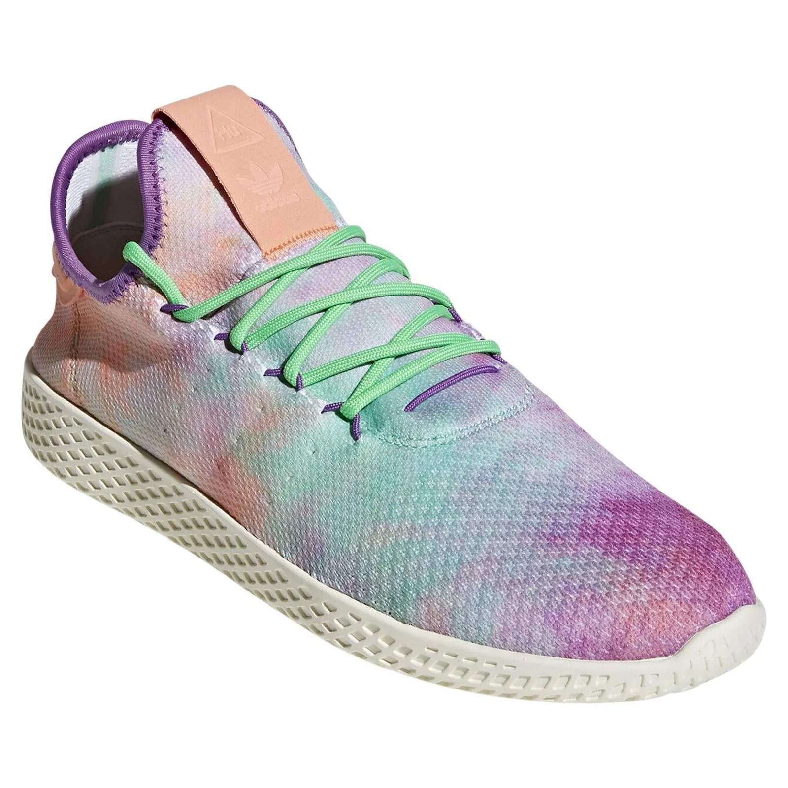 adidas Originals X Pharrell Williams Hu Tennis Hu 'holi Powder Dye' Trainers - Chalk Coral - Image 2