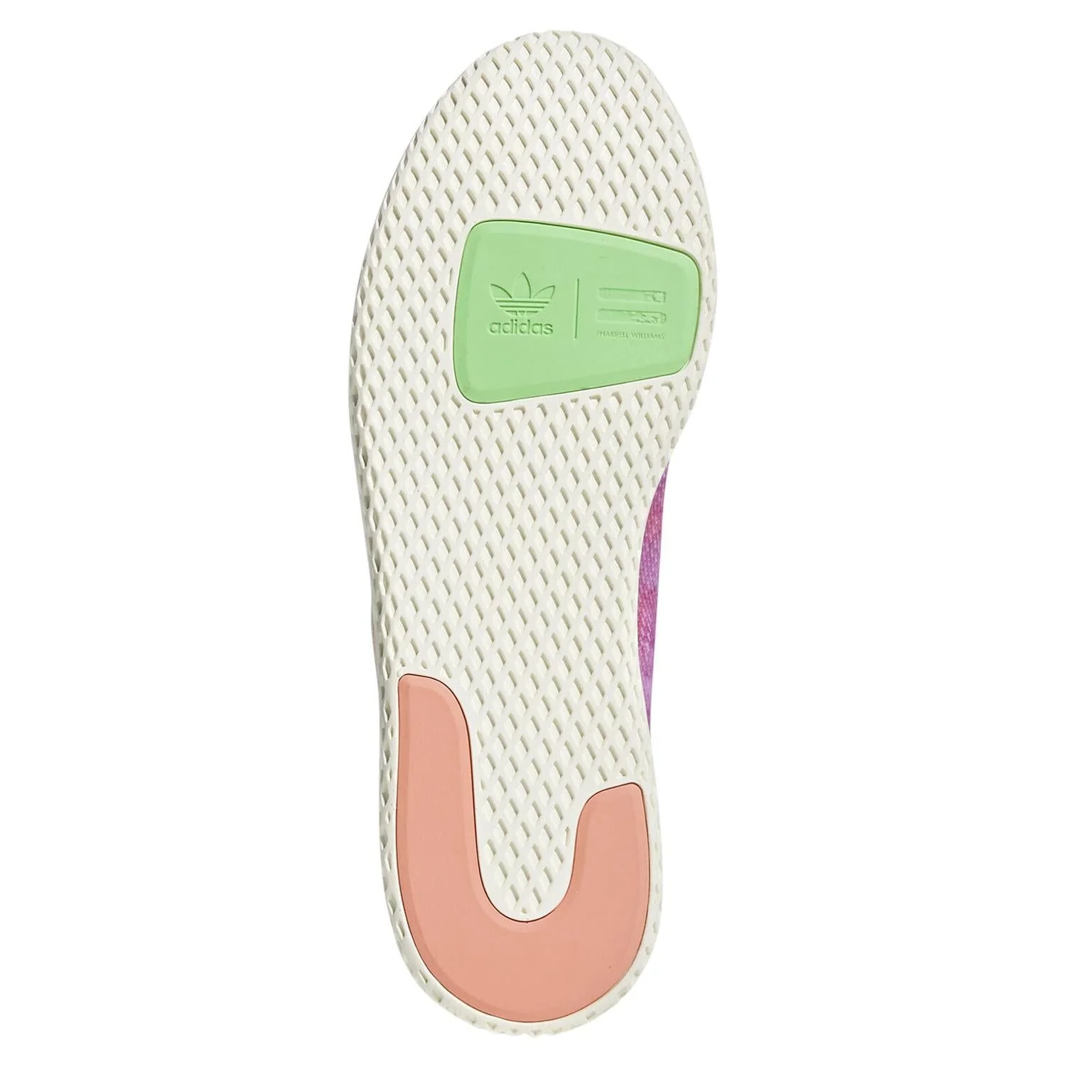 adidas Originals X Pharrell Williams Hu Tennis Hu 'holi Powder Dye' Trainers - Chalk Coral - Image 3