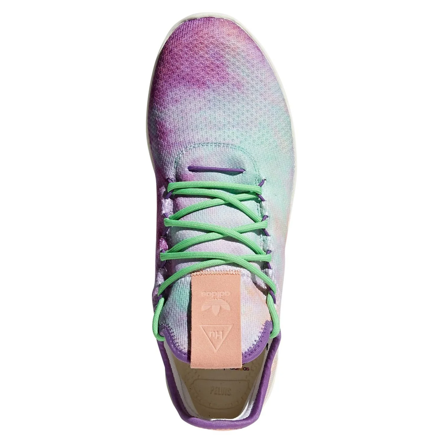 adidas Originals X Pharrell Williams Hu Tennis Hu 'holi Powder Dye' Trainers - Chalk Coral - Image 4