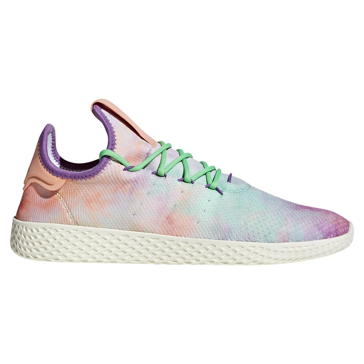 adidas Originals X Pharrell Williams Hu Tennis Hu 'holi Powder Dye' Trainers - Chalk Coral - Image 5