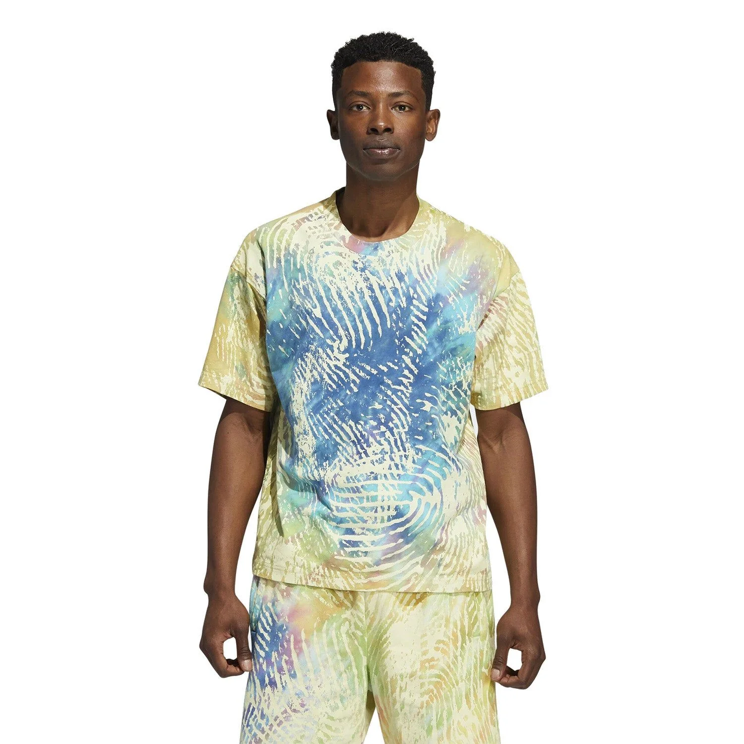 adidas Originals x Pharrell Williams Tee 'March Madness' - Yellow - Image 3
