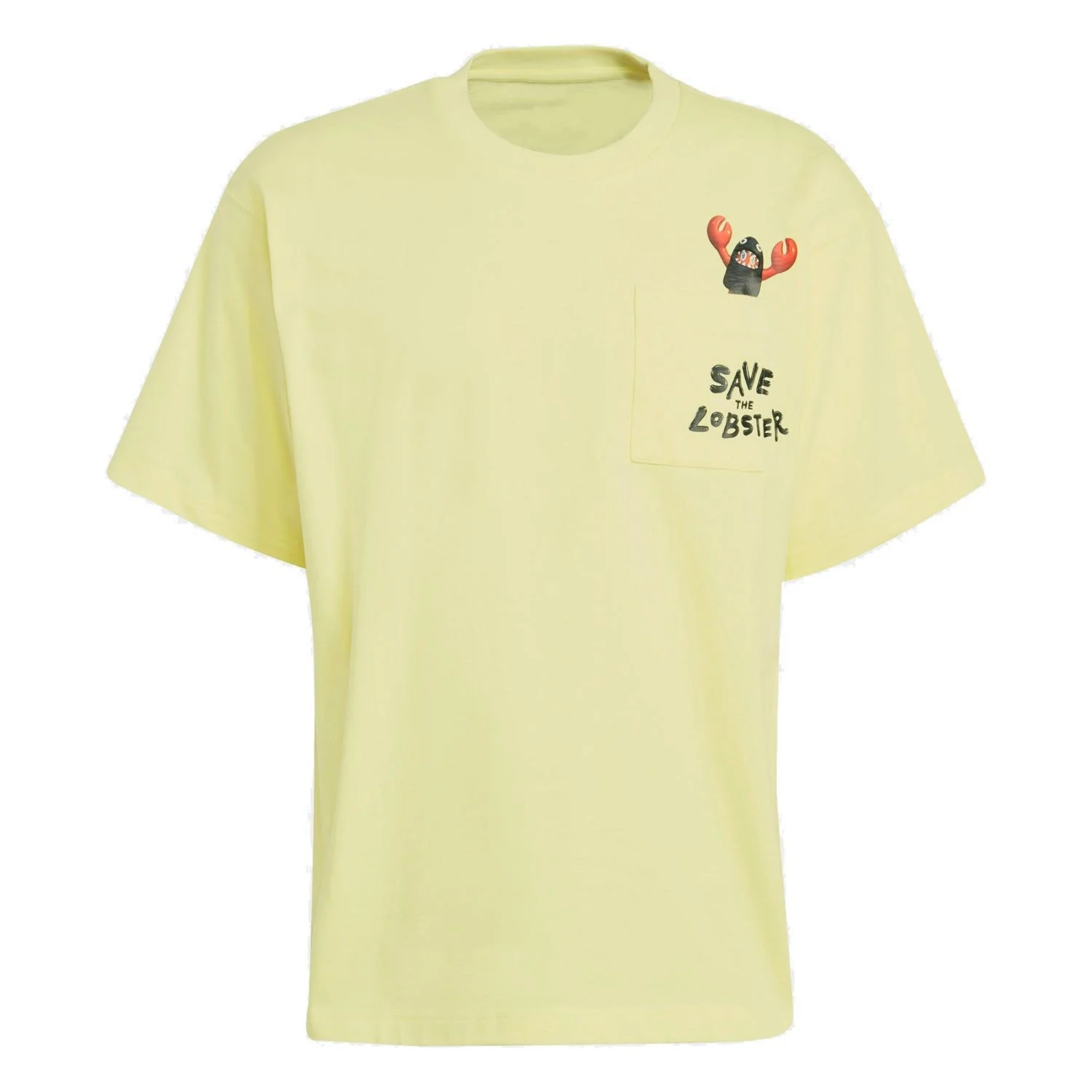 adidas Originals x Philip Colbert 'Save The Lobsters' T Shirt - Yellow