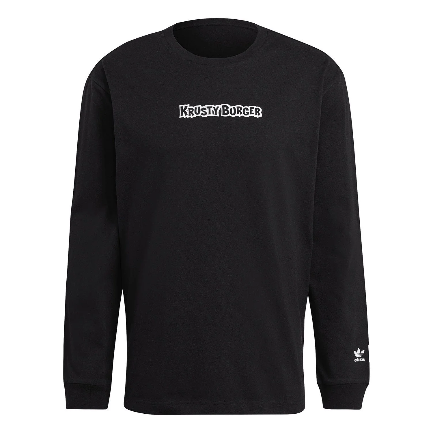 adidas Originals x The Simpsons Krusty Burger Long Sleeve Tee - Black