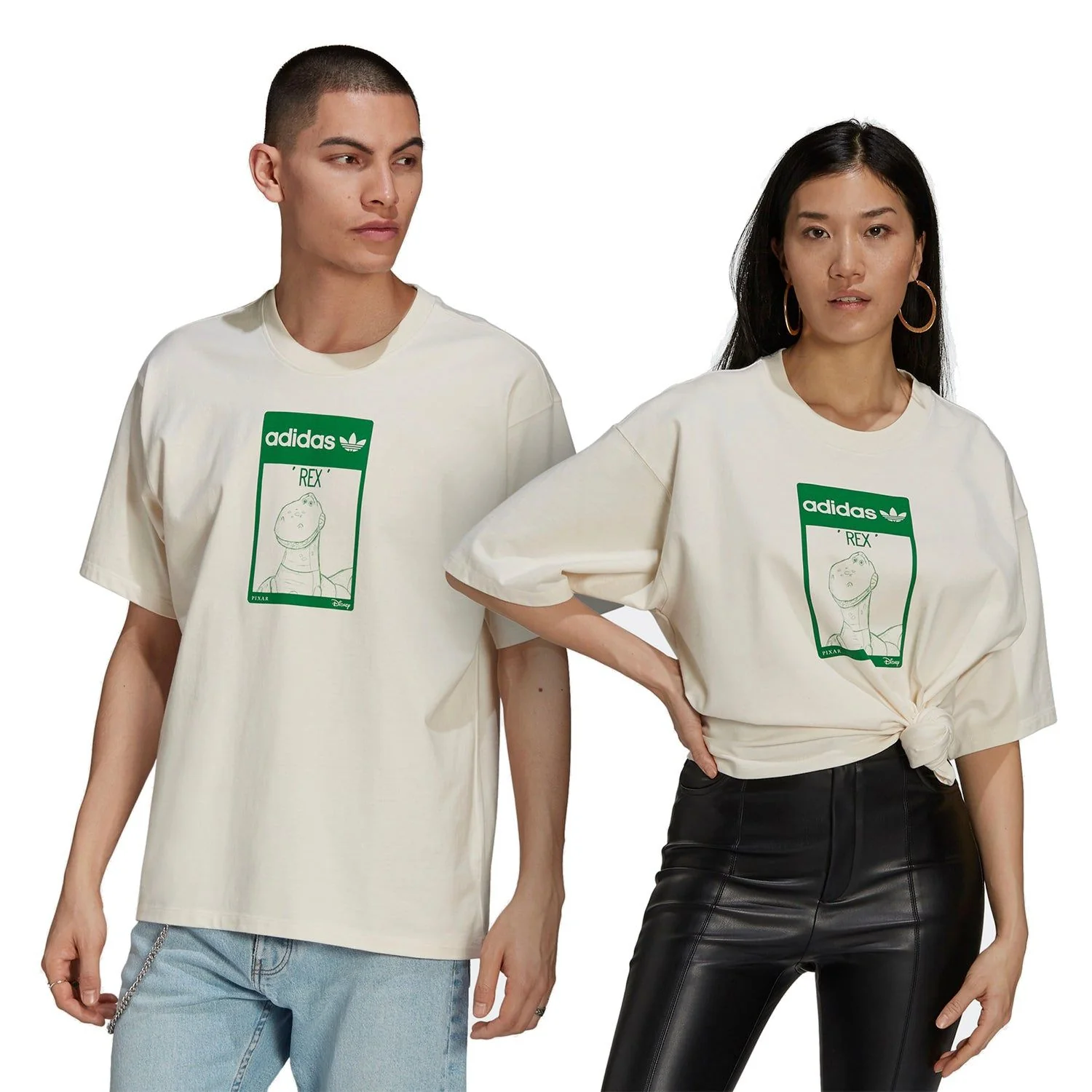 adidas Originals x Toy Story Rex Unisex T-Shirt - Beige - Image 4