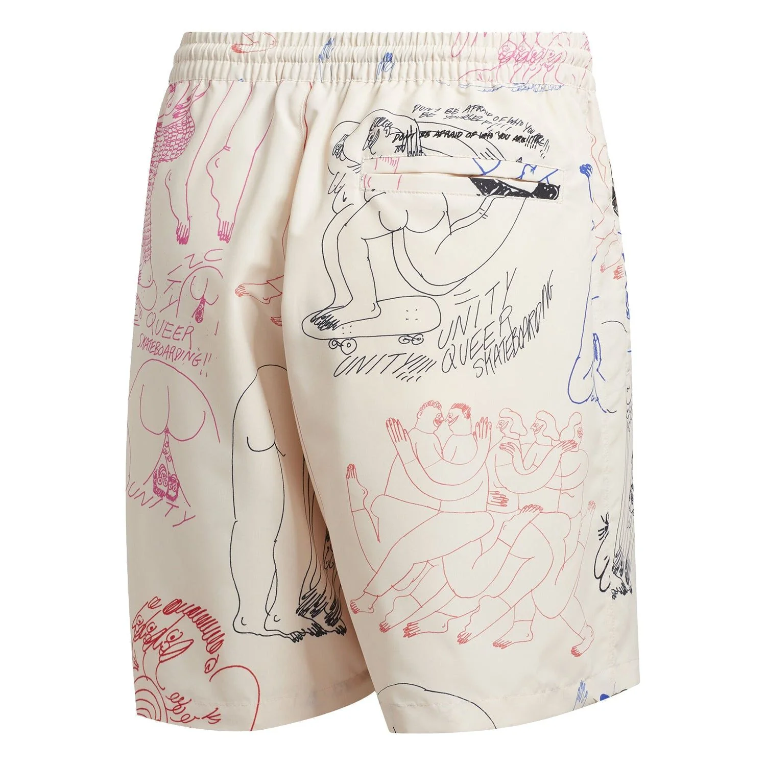 adidas Originals x Unity Skateboarding Shorts - White - Image 2