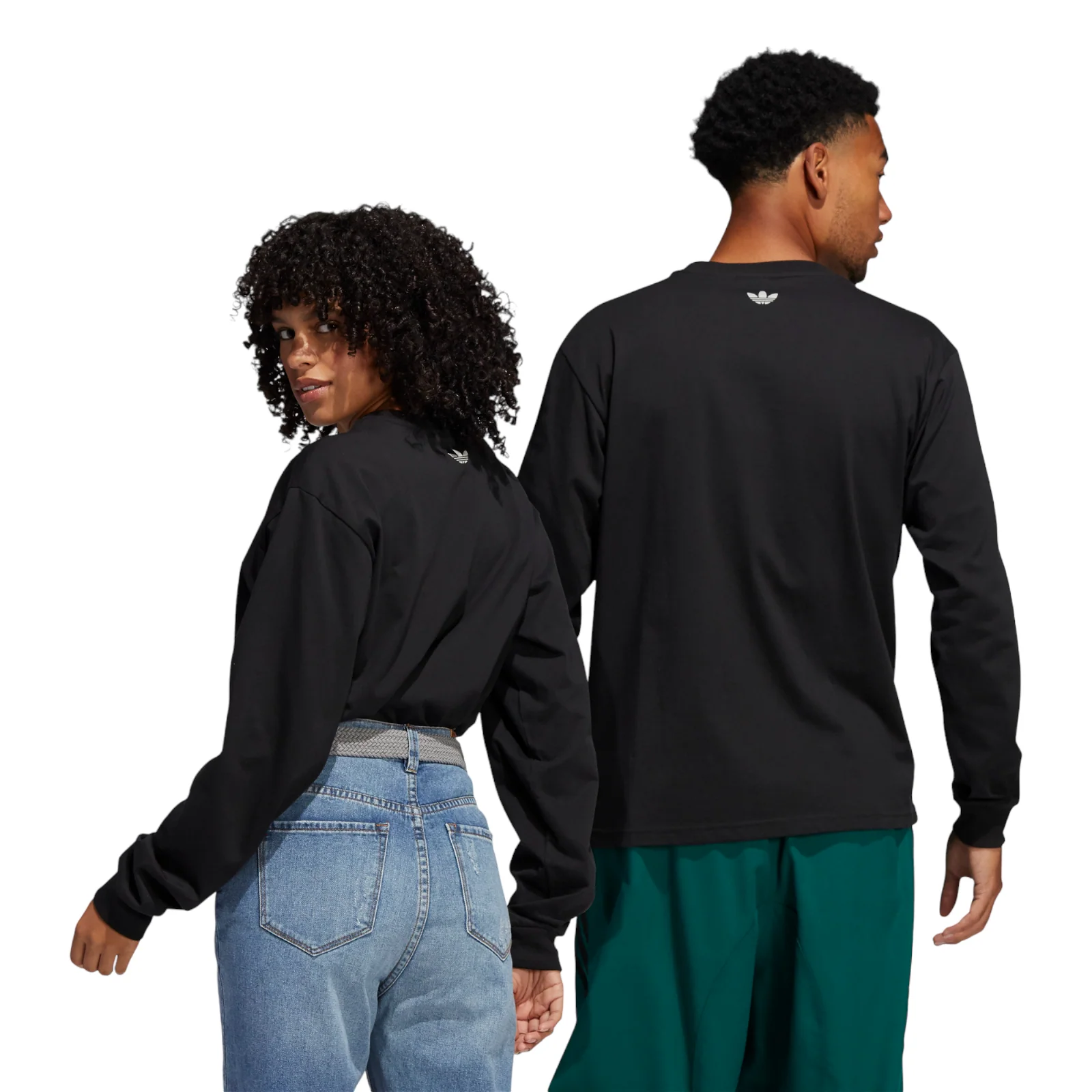 adidas Originals Zander Photo Long Sleeve T-Shirt - Black - Image 4
