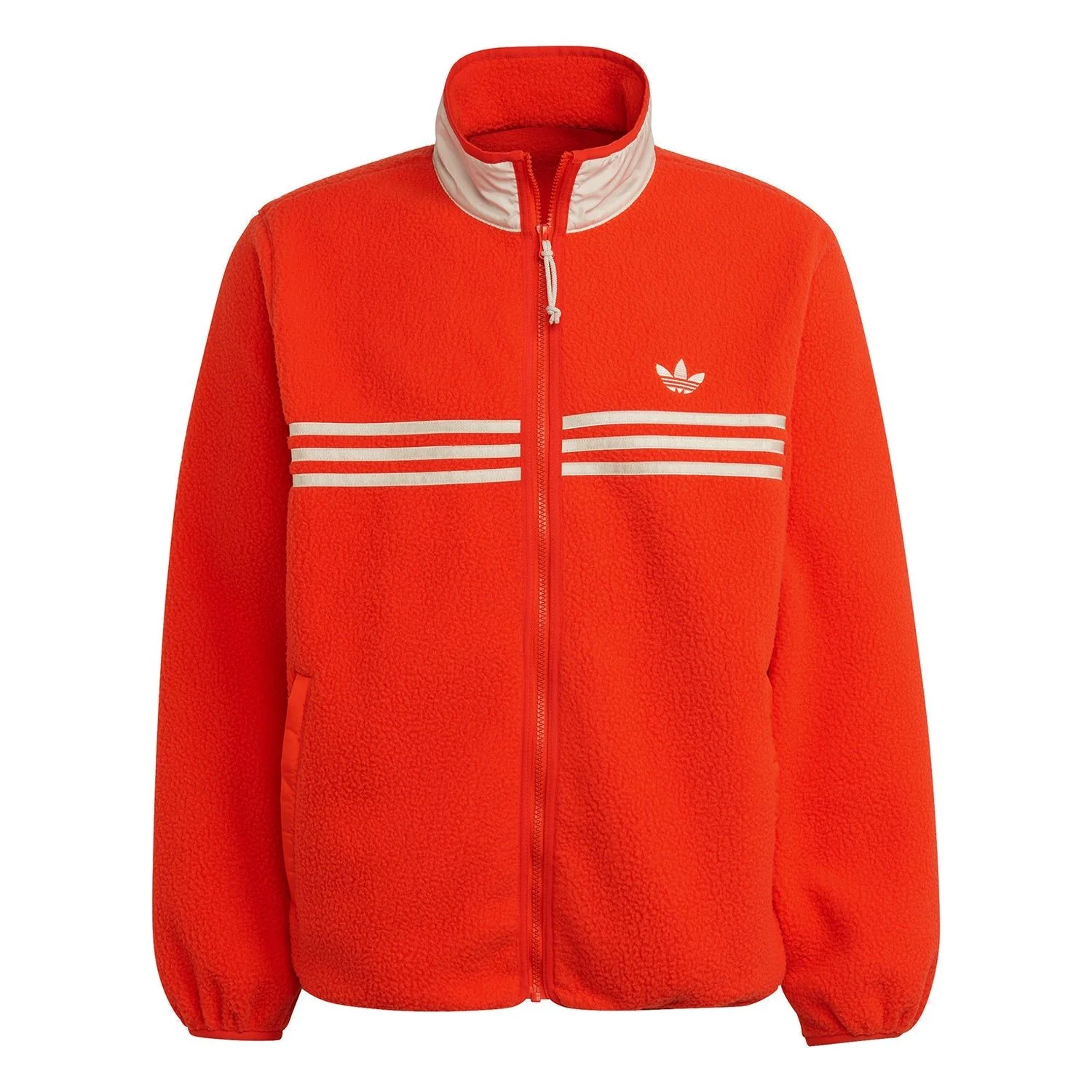 adidas Originals Zip Thru Polarfleece Jacket - Orange