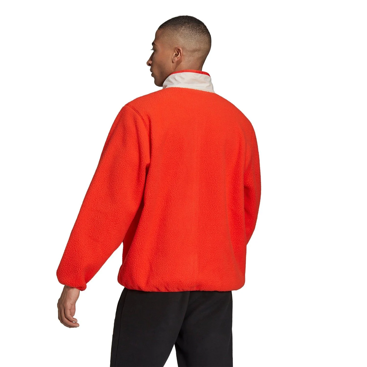 adidas Originals Zip Thru Polarfleece Jacket - Orange - Image 3