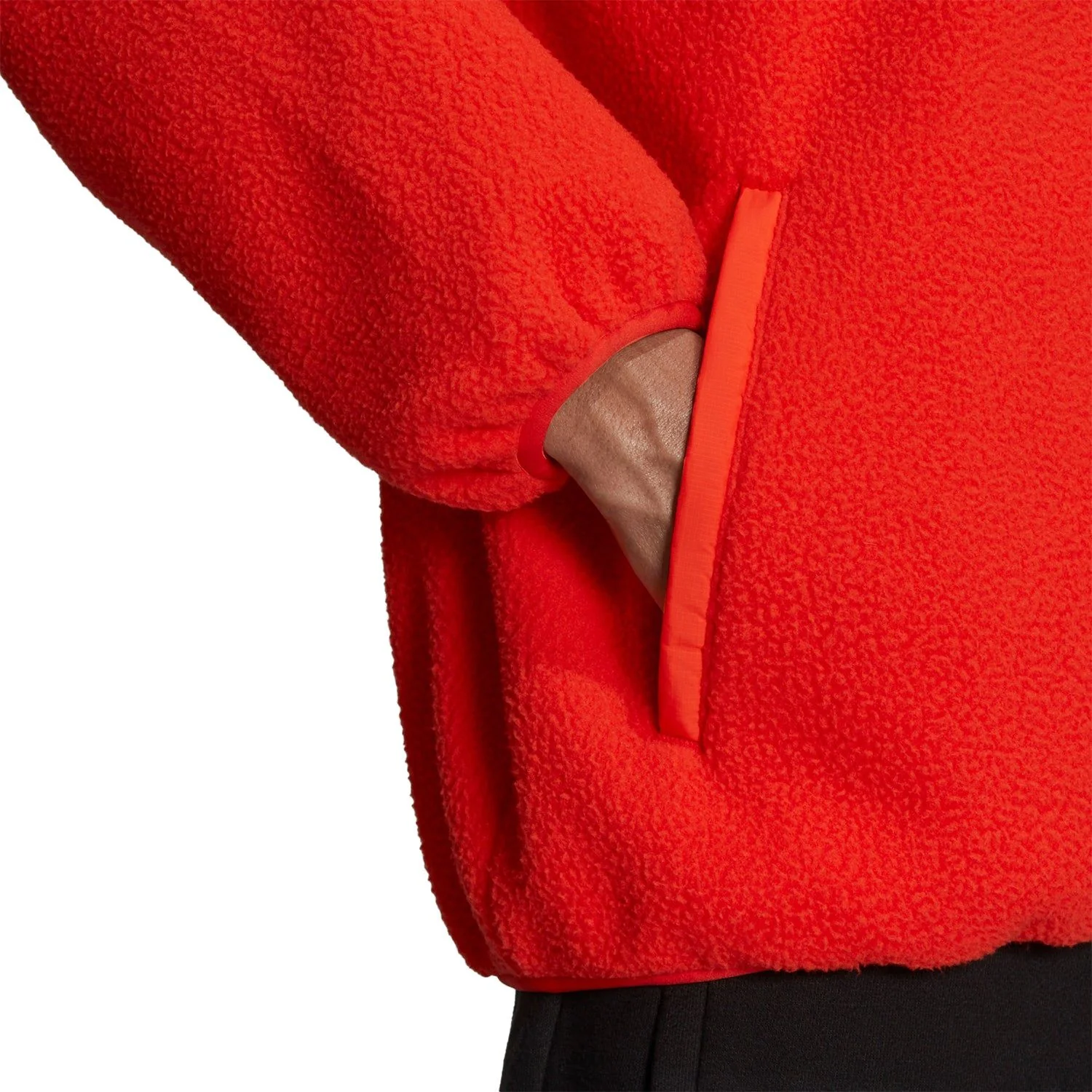 adidas Originals Zip Thru Polarfleece Jacket - Orange - Image 6