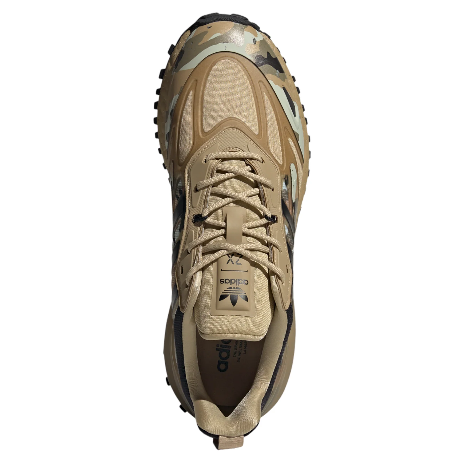 adidas Originals ZX 2K Boost 2.0 Trail Trainers - Camo Green - Image 6