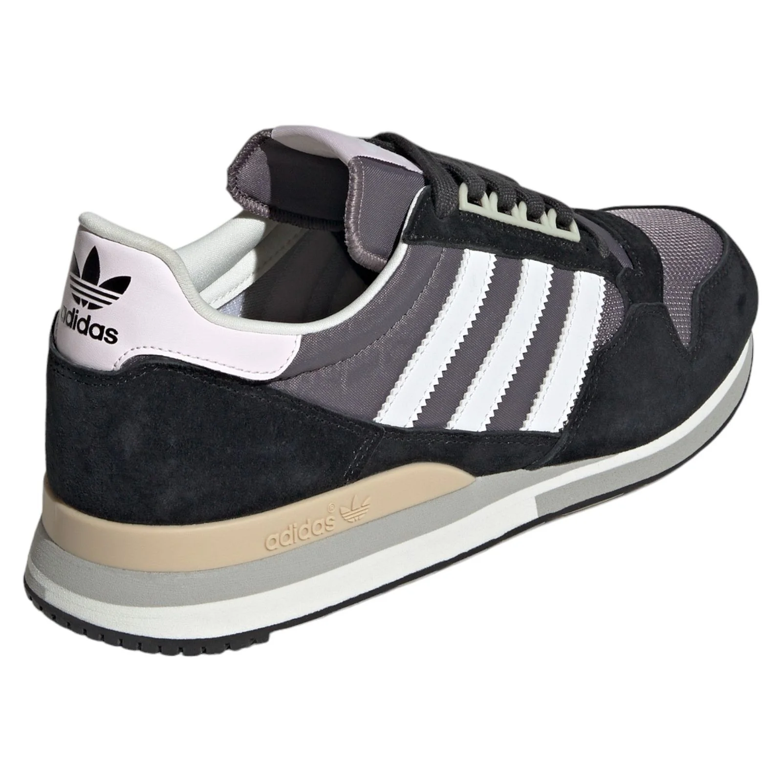 adidas Originals ZX 500 Trainers - Core Black / Almost Pink - Image 3