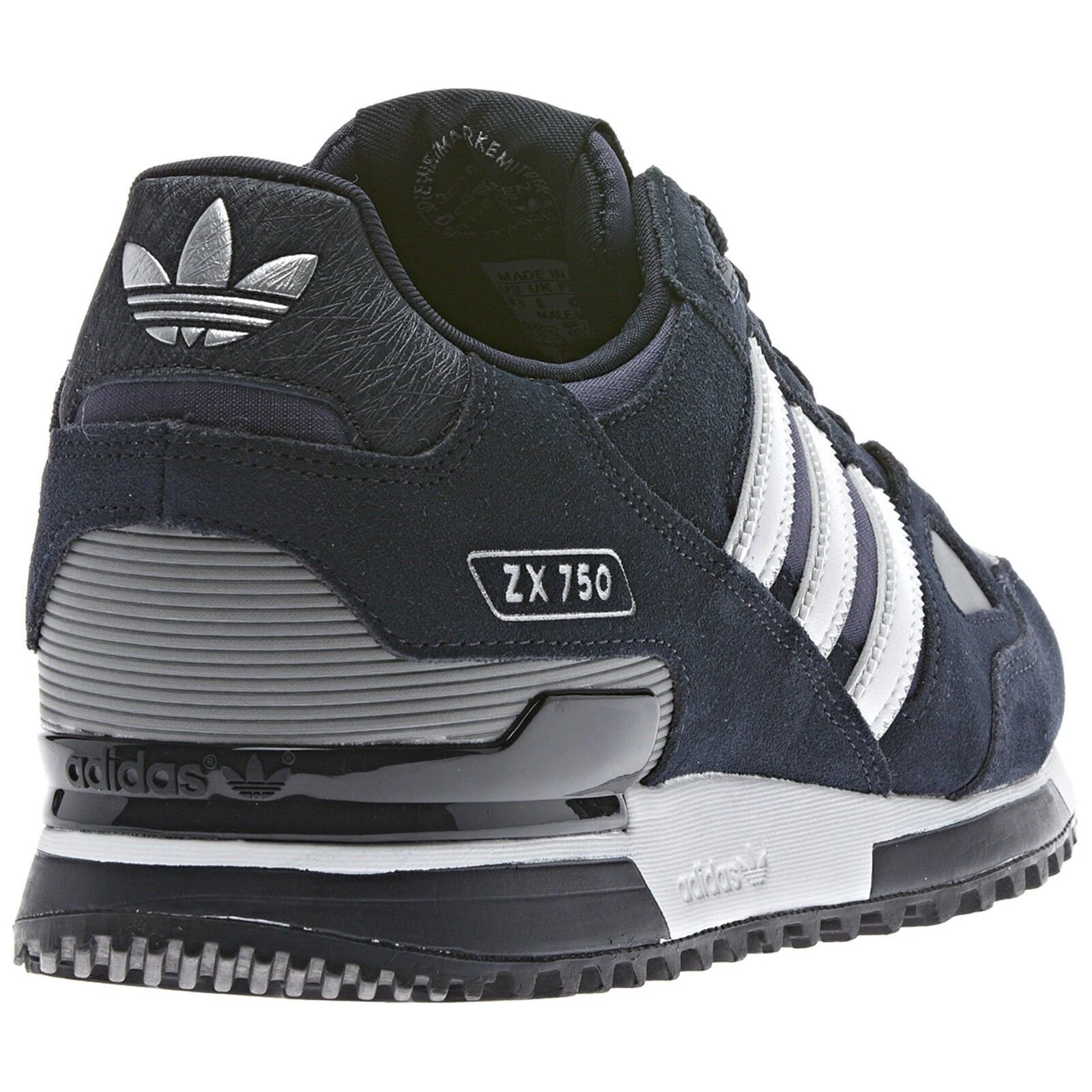 adidas Originals ZX 750 Trainers - Navy - Image 3