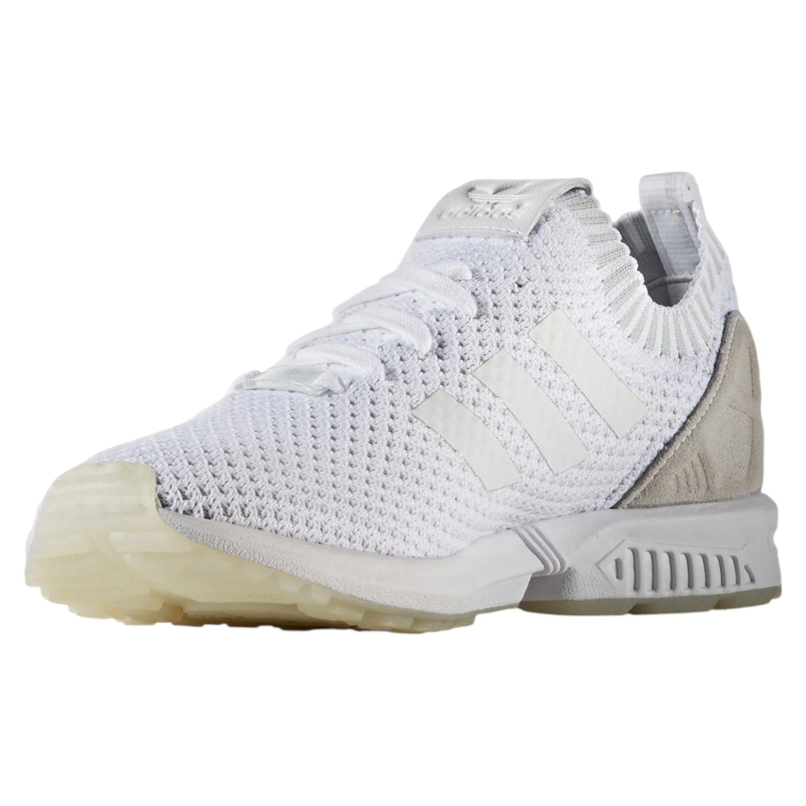adidas Originals ZX Flux Primeknit Trainers - White - Image 3