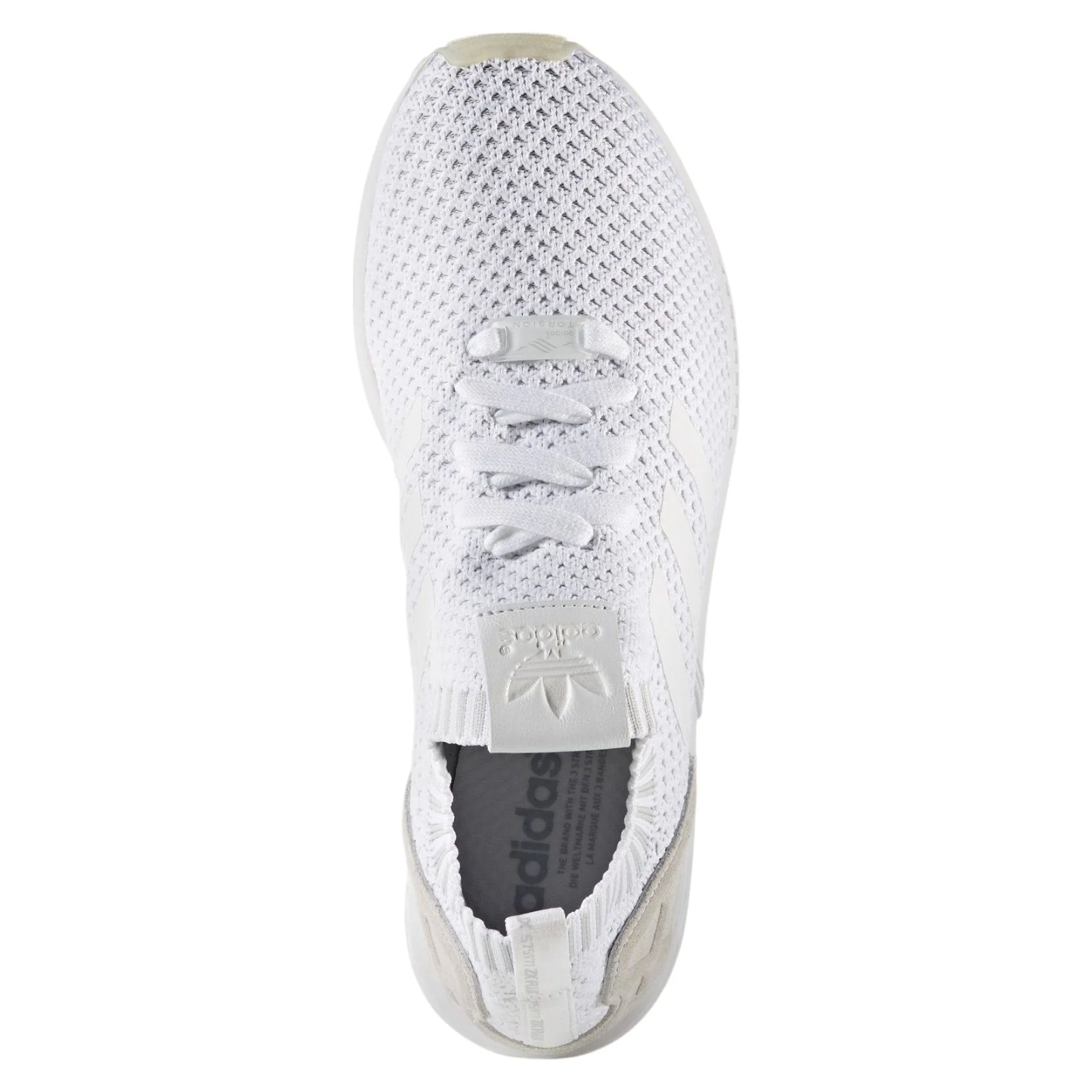 adidas Originals ZX Flux Primeknit Trainers - White - Image 4