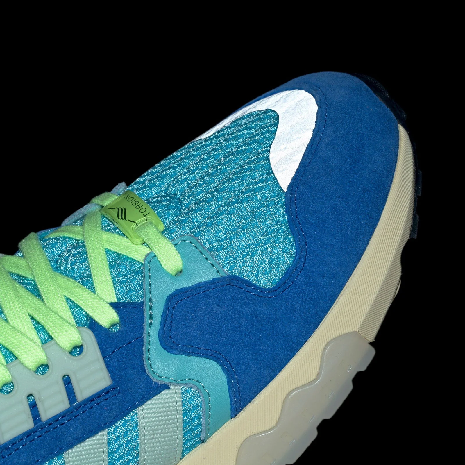 adidas Originals ZX Torsion Shoes - Bright Cyan - Image 13