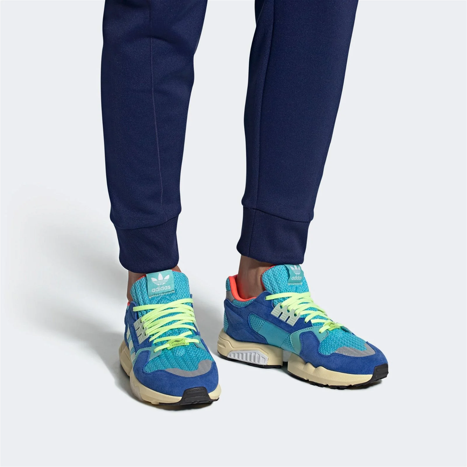 adidas Originals ZX Torsion Shoes - Bright Cyan - Image 5