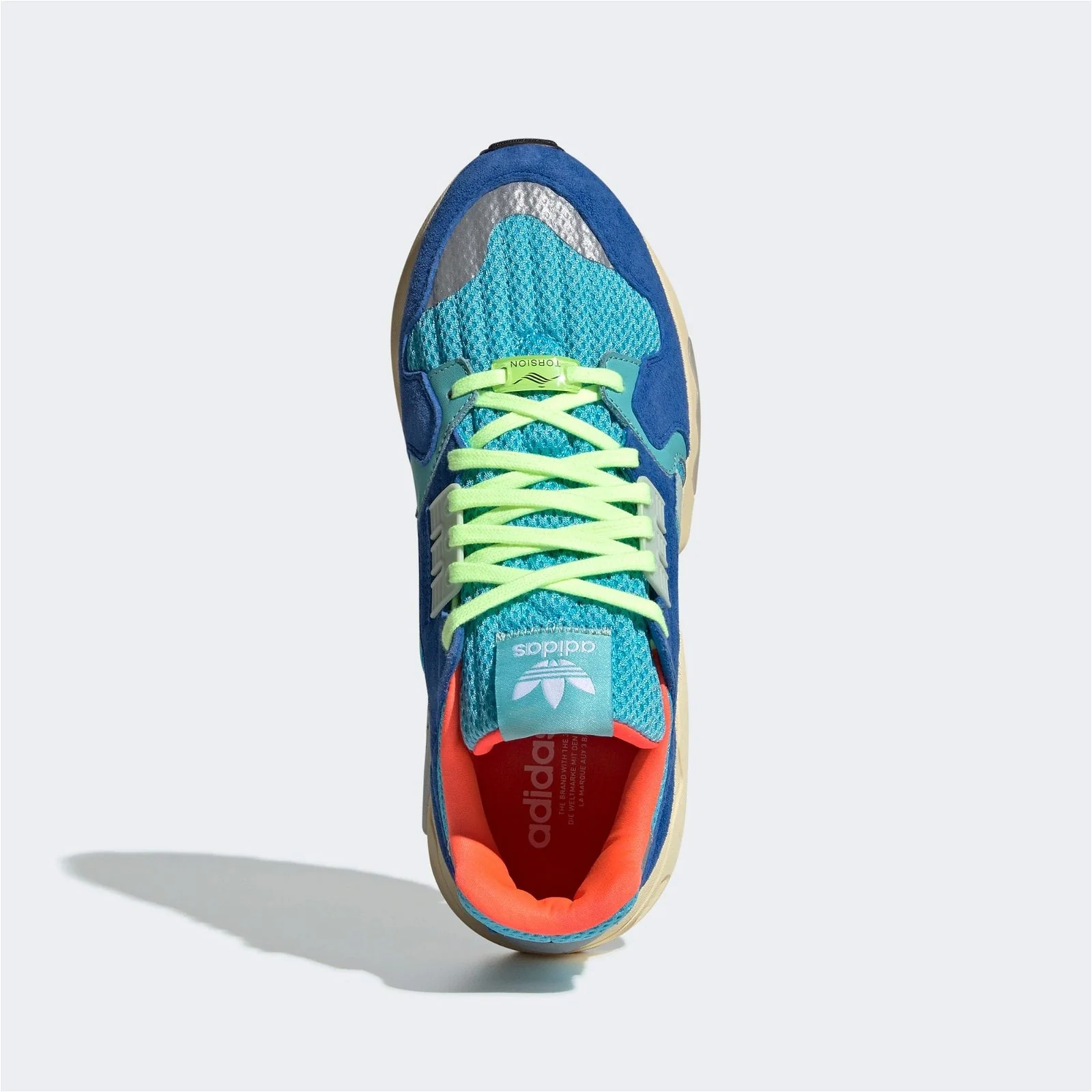 adidas Originals ZX Torsion Shoes - Bright Cyan - Image 6