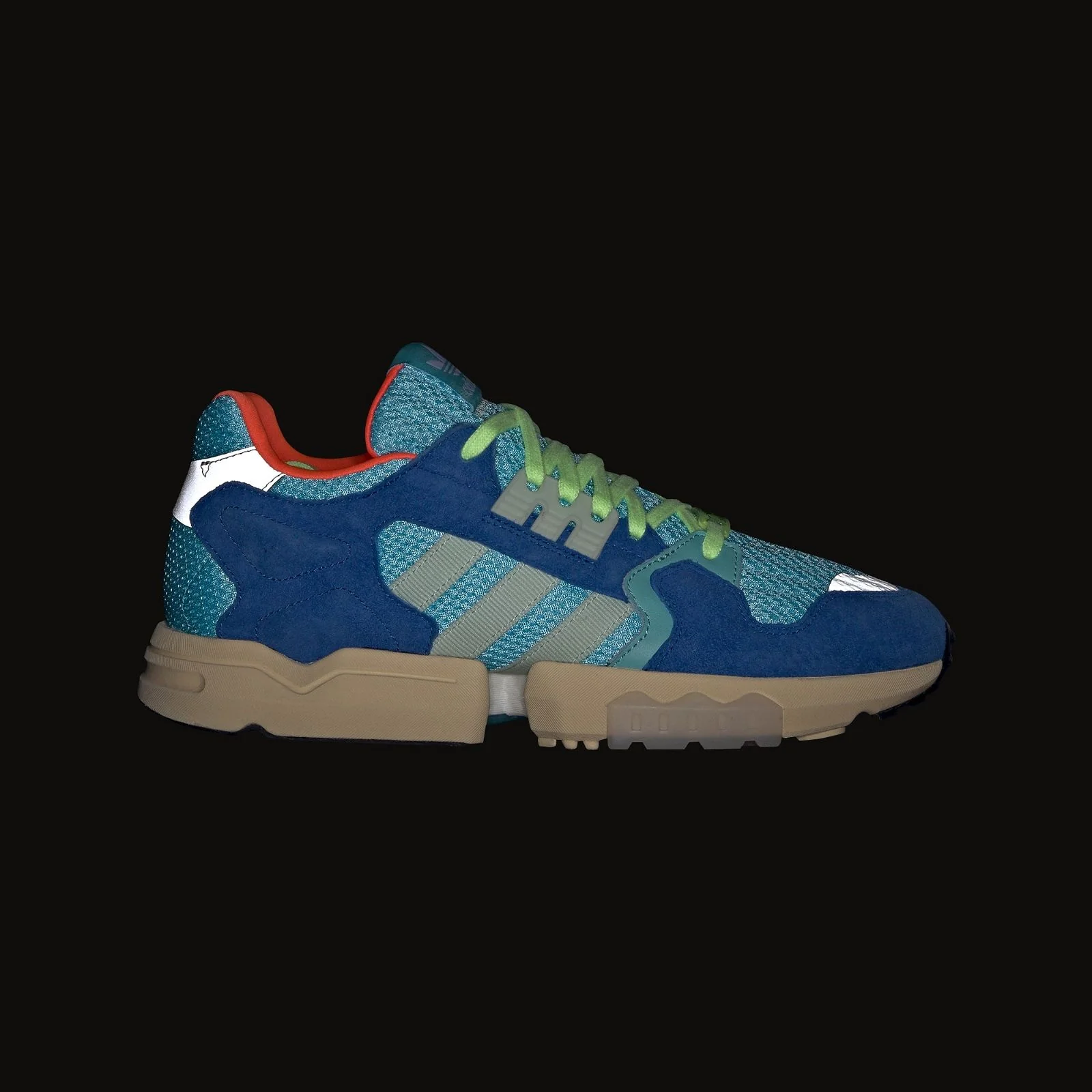 adidas Originals ZX Torsion Shoes - Bright Cyan - Image 9