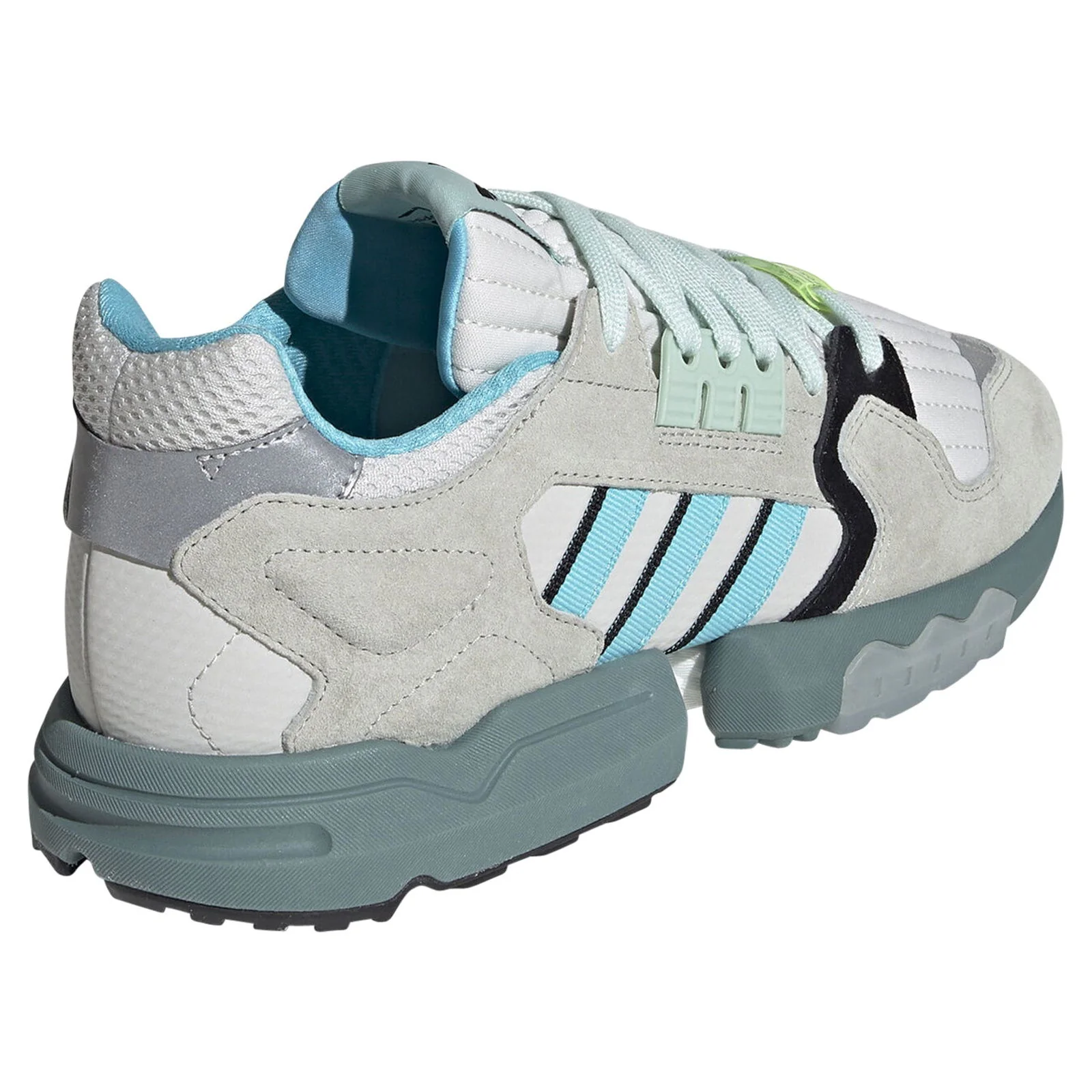 adidas Originals ZX Torsion Trainers - Grey, Blue & Black - Image 3