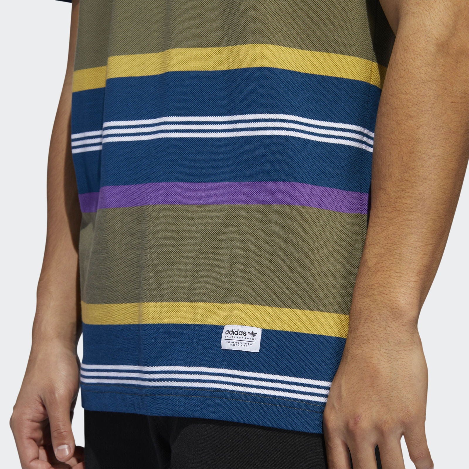 adidas Originas Grover Piqué Shirt - Green - Image 4