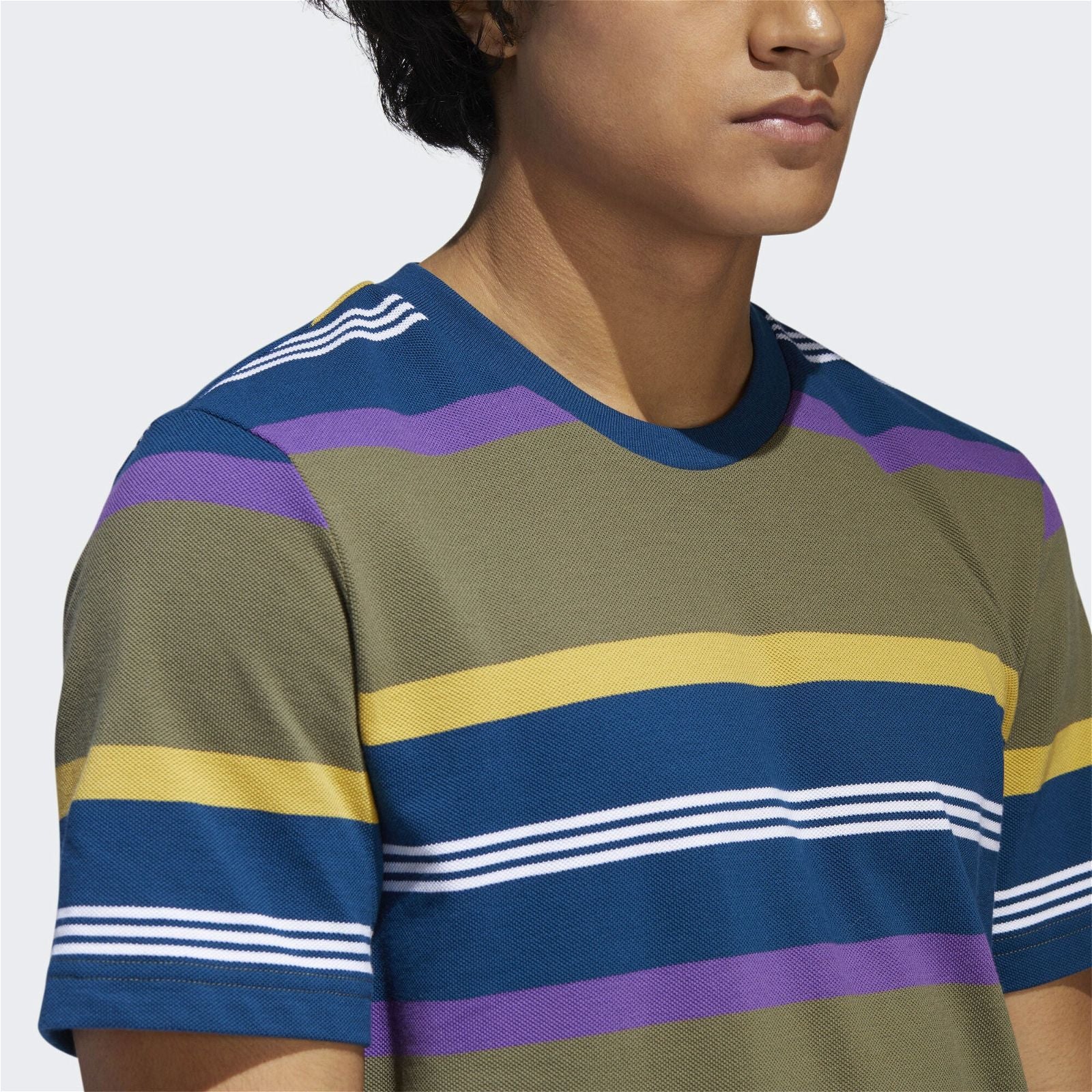 adidas Originas Grover Piqué Shirt - Green - Image 5
