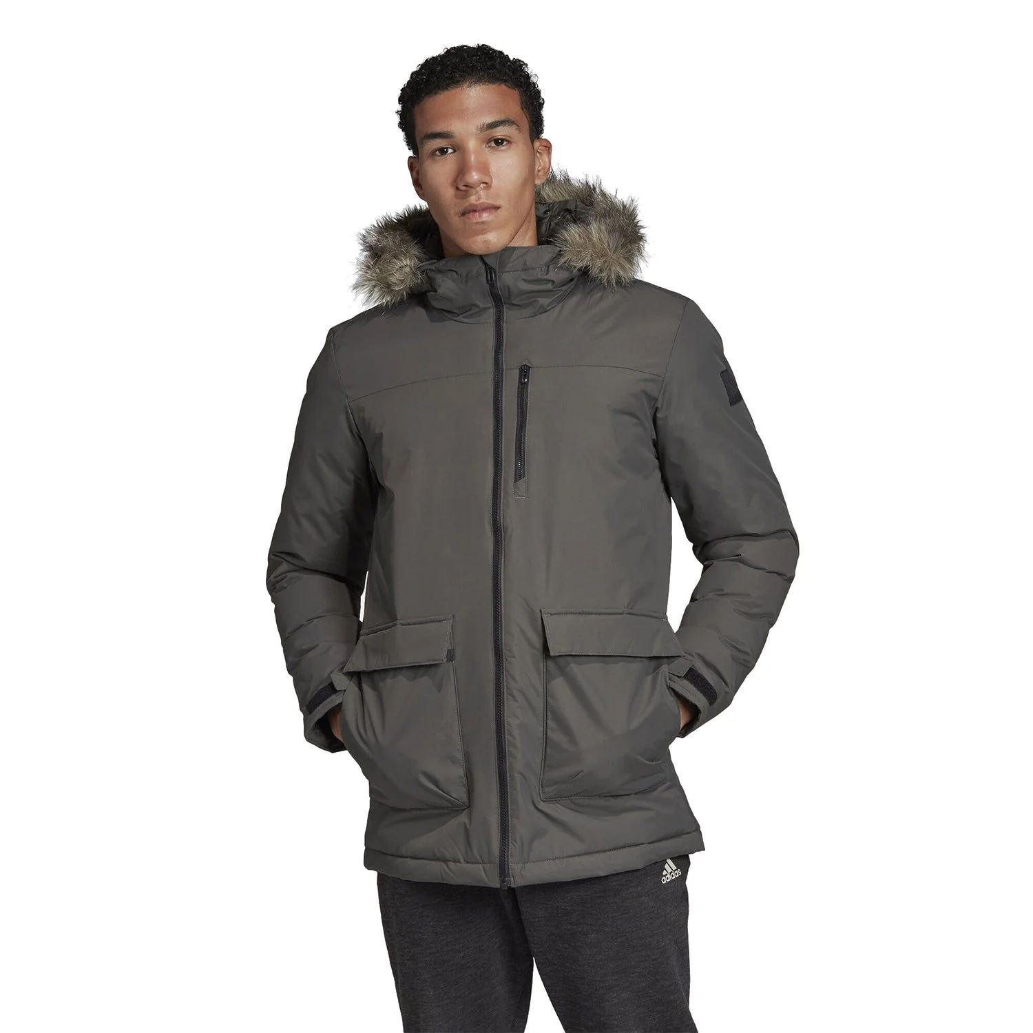 adidas Outdoor Xploric Parka - Green - Image 3