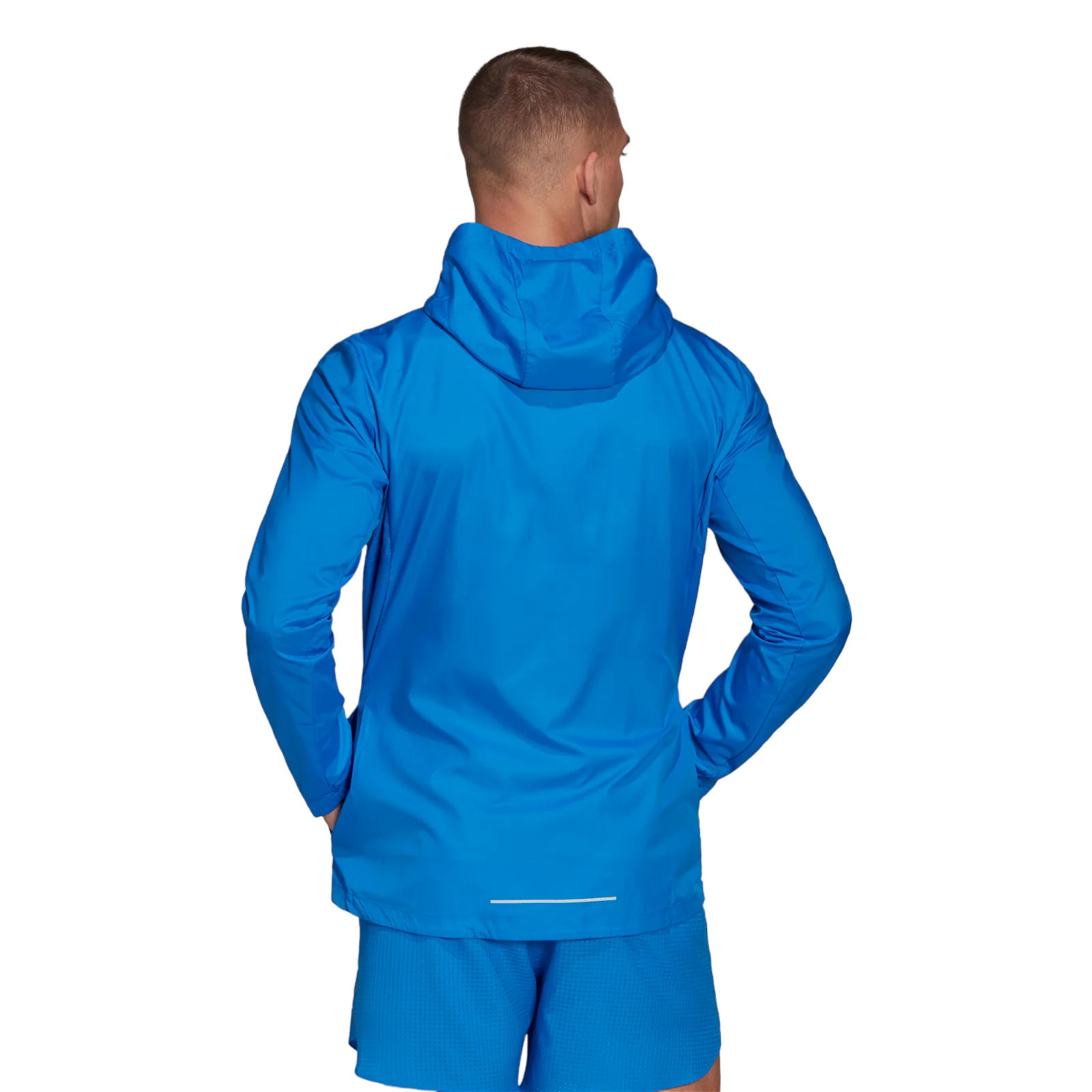 adidas Own The Run Full ZIp Running Jacket - Blue - Image 4