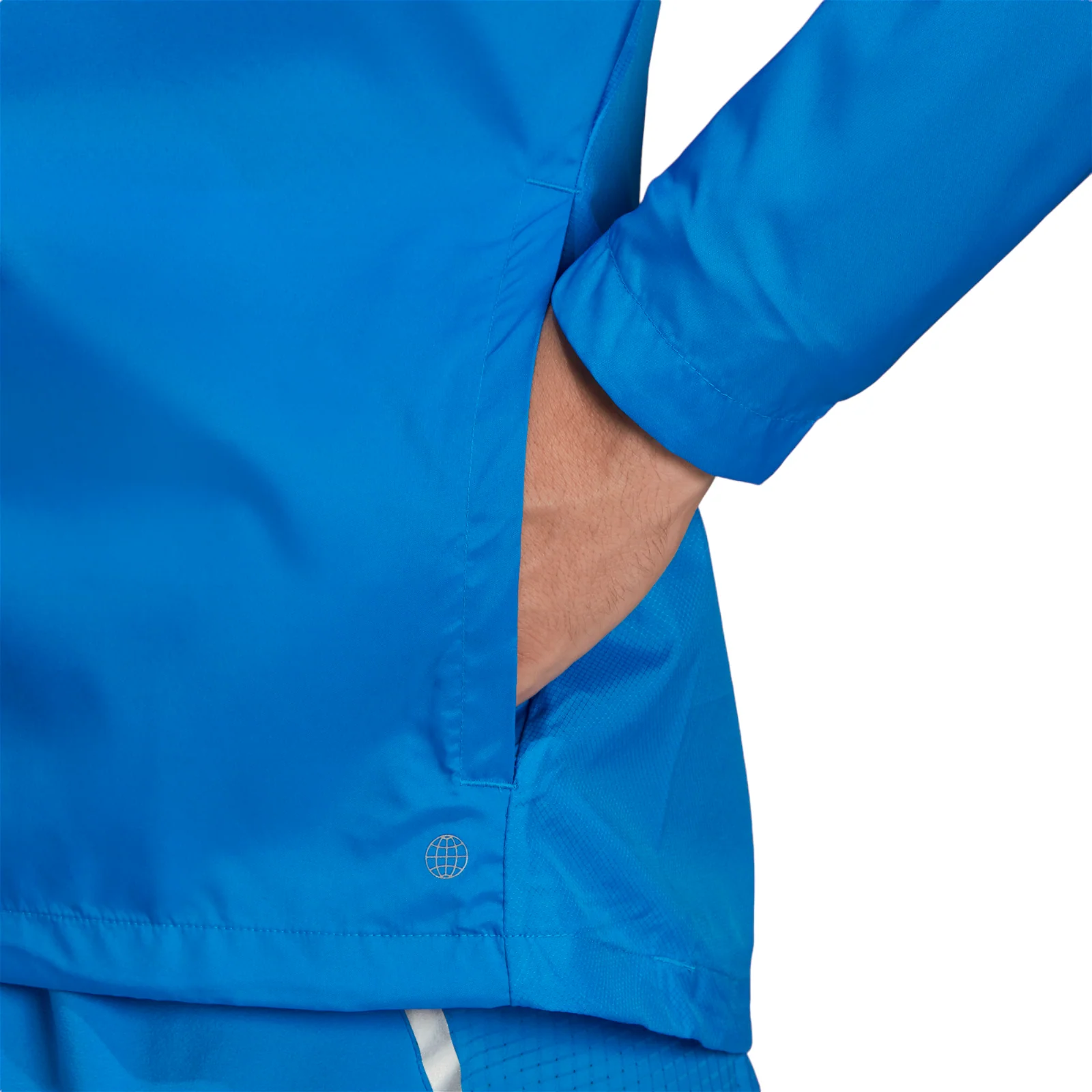 adidas Own The Run Full ZIp Running Jacket - Blue - Image 6