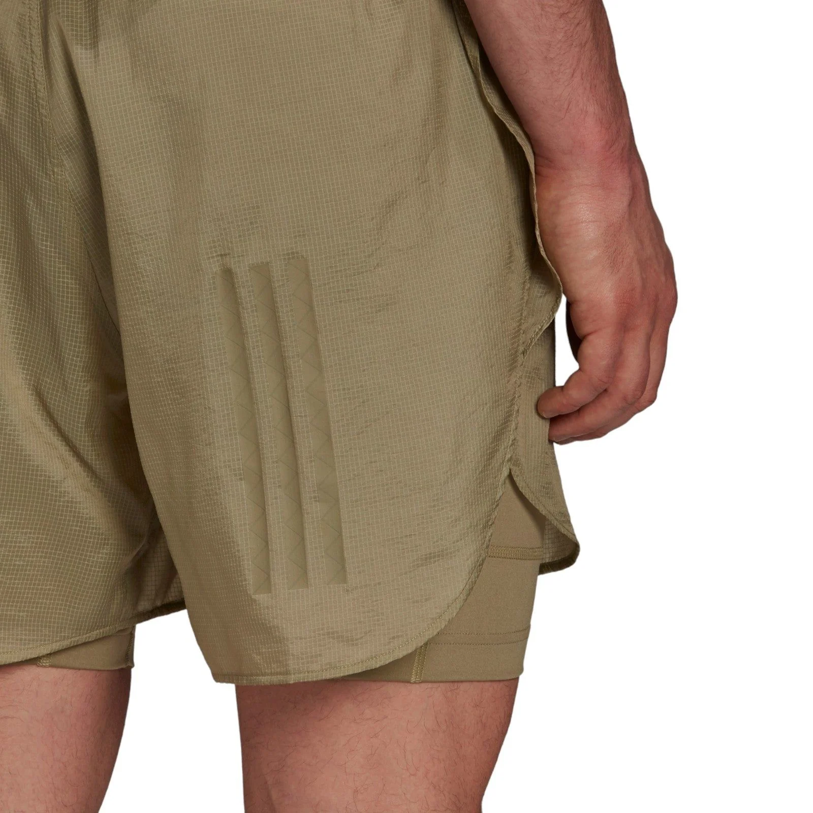 adidas Parley Mission Kit Run for the Oceans Short - Green - Image 6