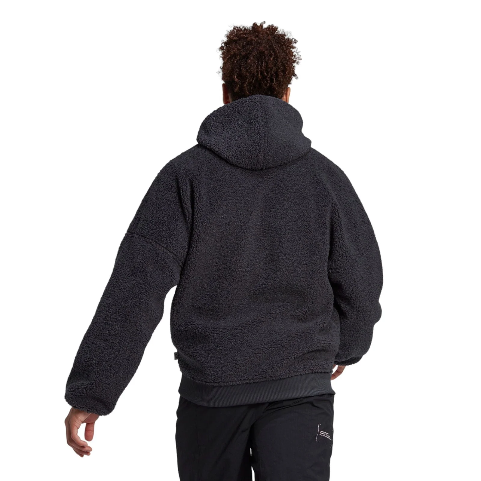 adidas Polar Fleece Full-Zip Sweatshirt - Grey - Image 4