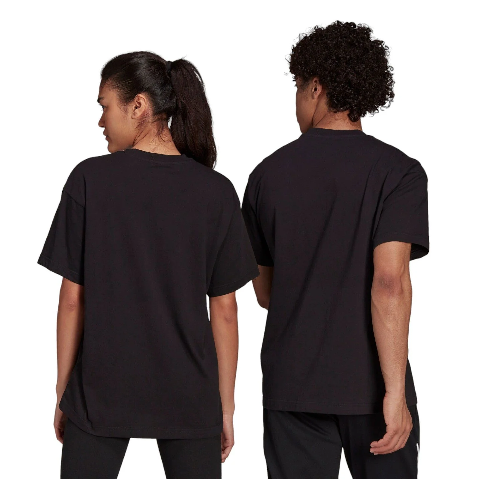 adidas Pride Heart Unisex Graphic Tee - Black - Image 3