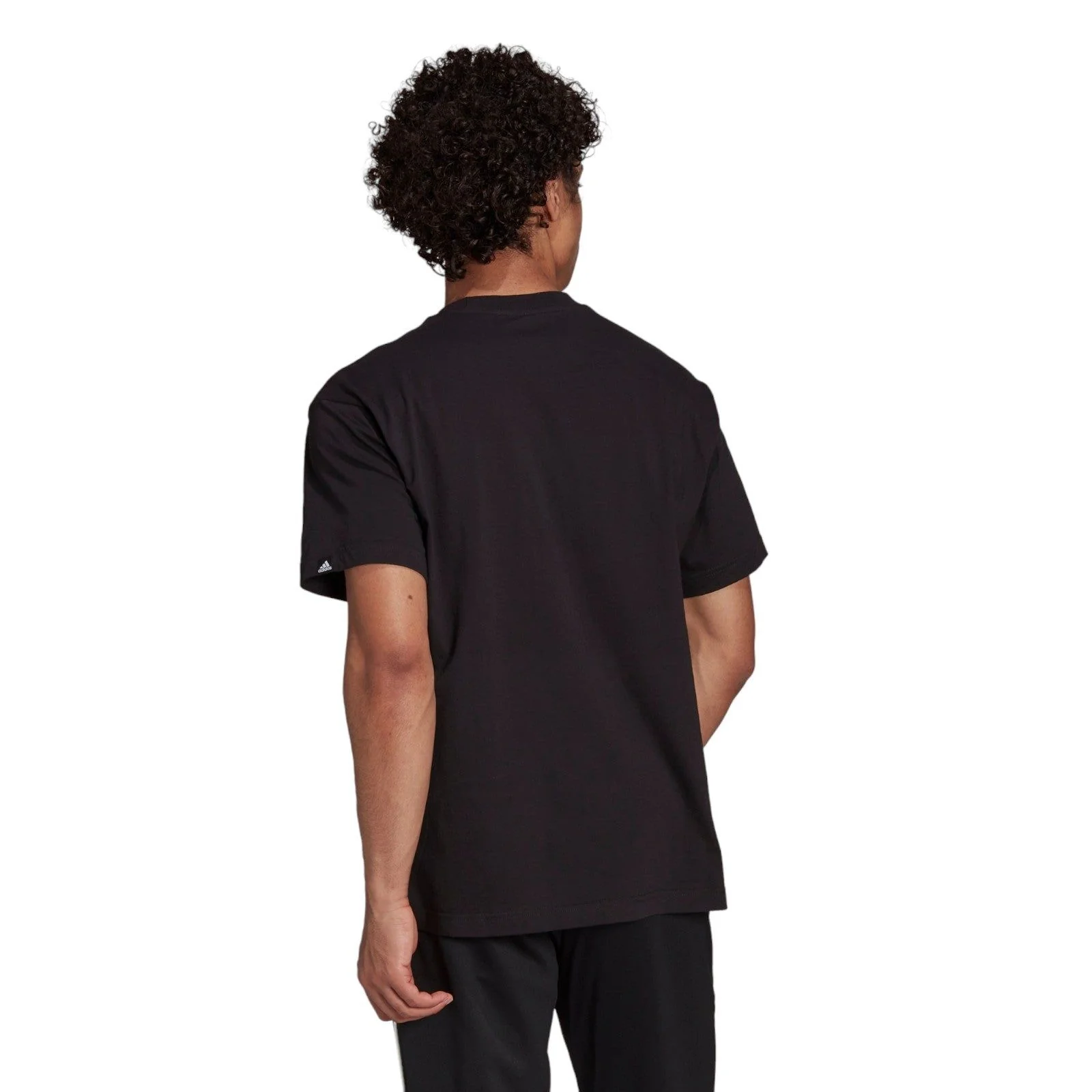 adidas Pride Heart Unisex Graphic Tee - Black - Image 6